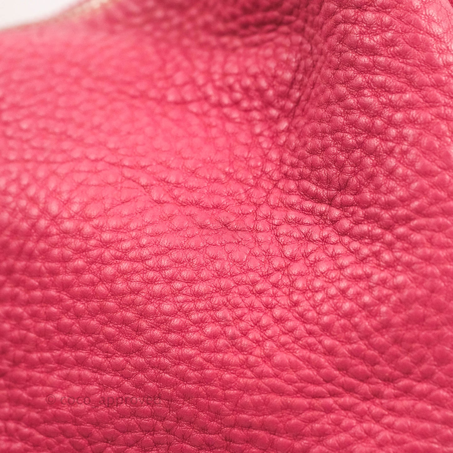 Prada Vitello Daino Hobo Bag Dark Pink