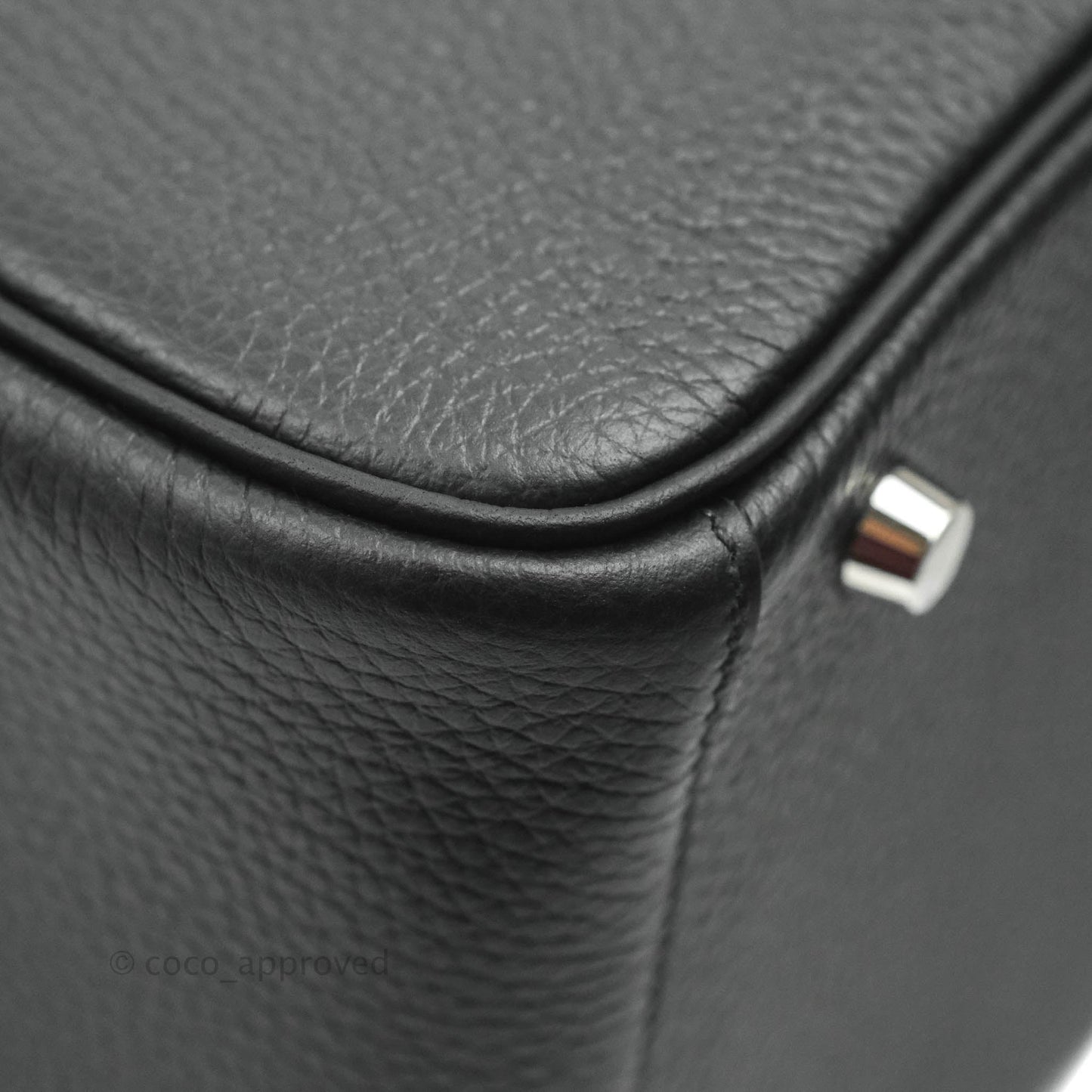 Hermès Lindy 30 Black TC Palladium Hardware