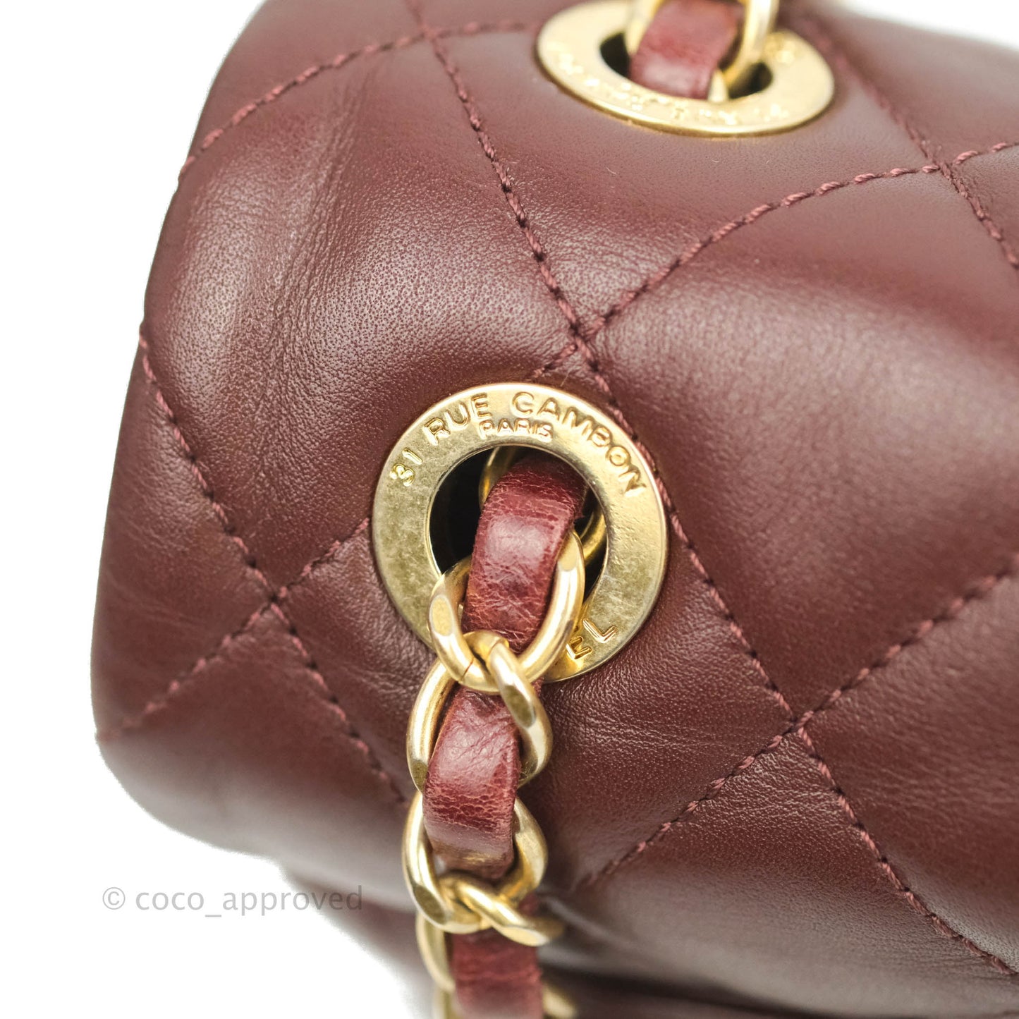 Chanel Quilted Jumbo Soft Elegance Flap Bordeaux Calfskin Aged Gold Hardware