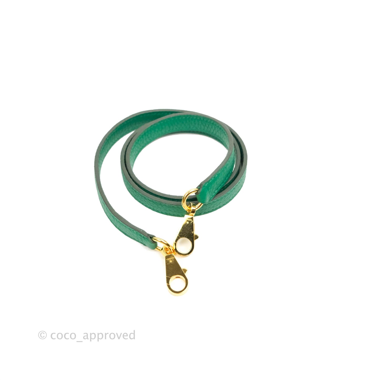 Hermès Retourne Taurillon Kelly 28 Vert Vertigo Clemence Gold Hardware