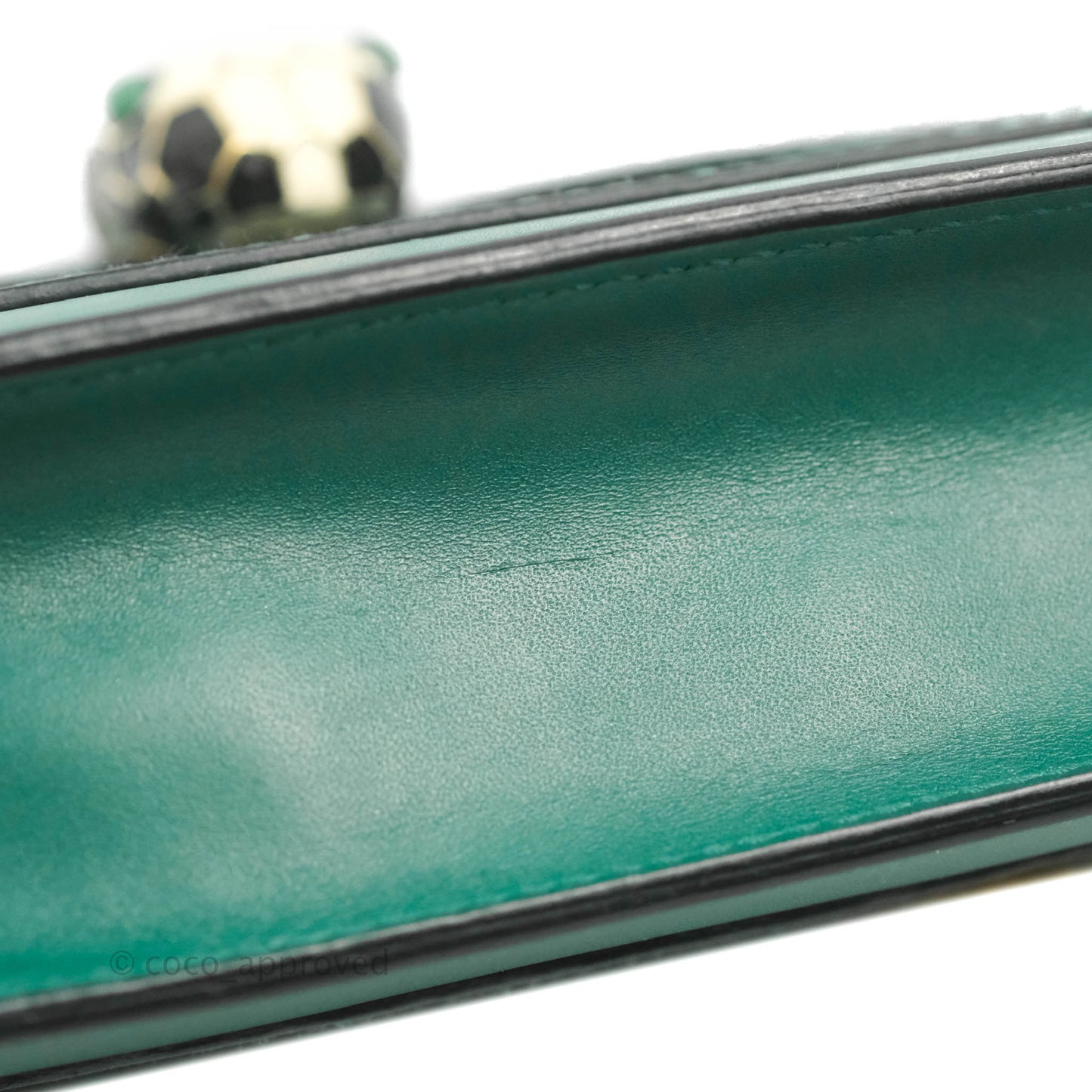 Bvlgari Serpenti Forever Small Crossbody Bag in Emerald Green Gold Hardware