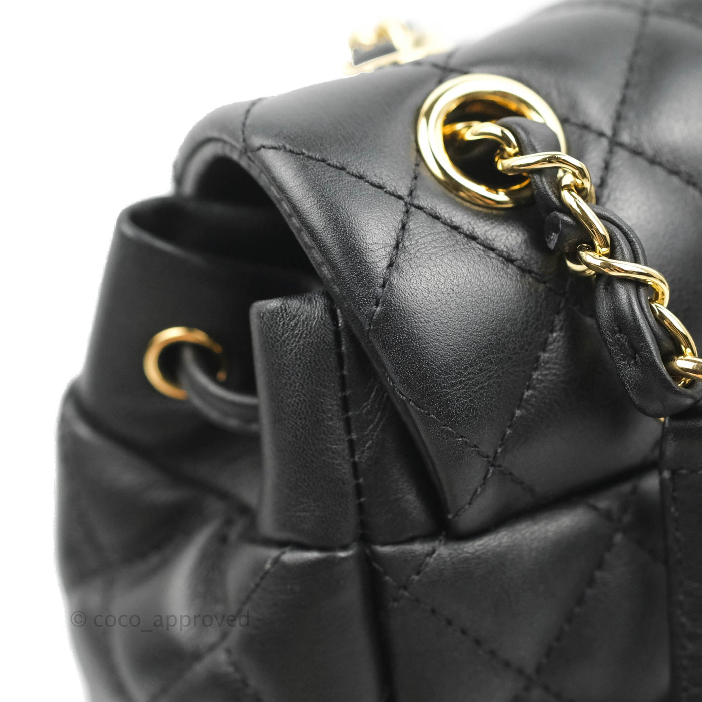 Chanel Quilted Small Urban Spirit Backpack Calfskin Black Gold Hardware
