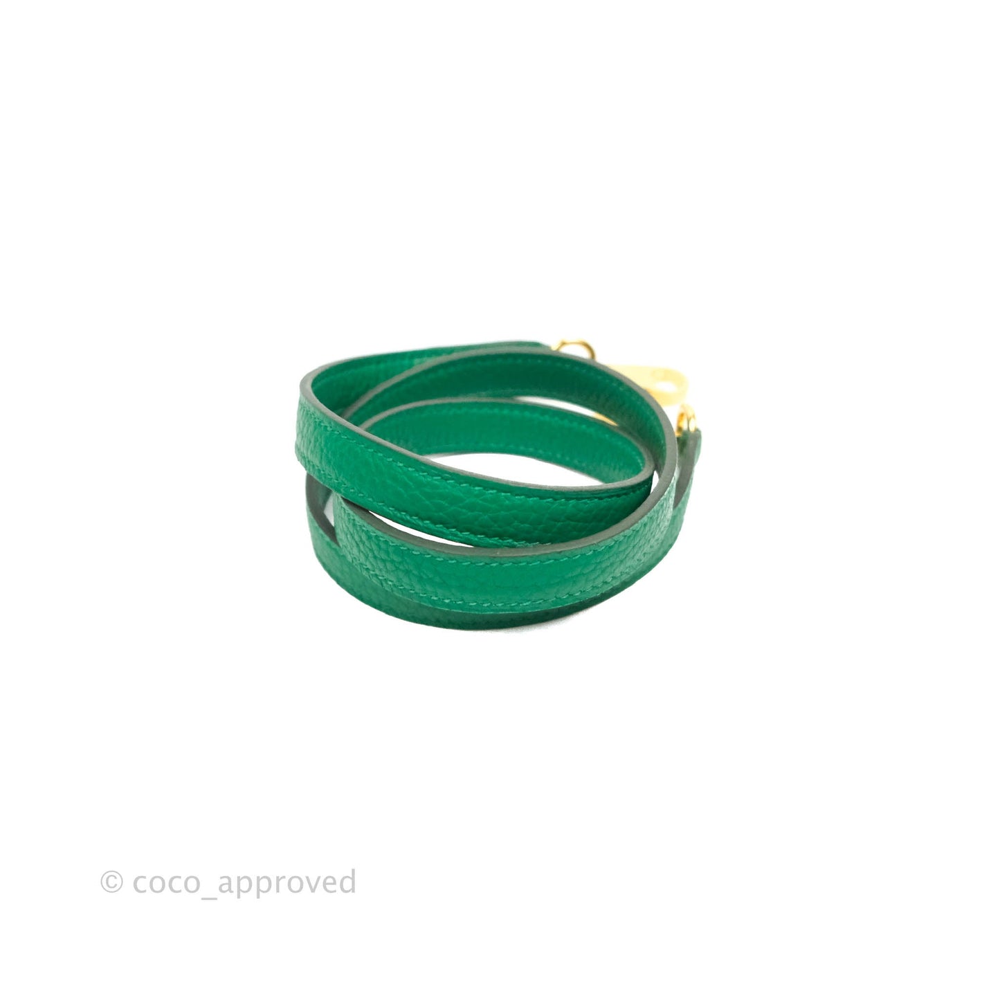 Hermès Retourne Taurillon Kelly 28 Vert Vertigo Clemence Gold Hardware
