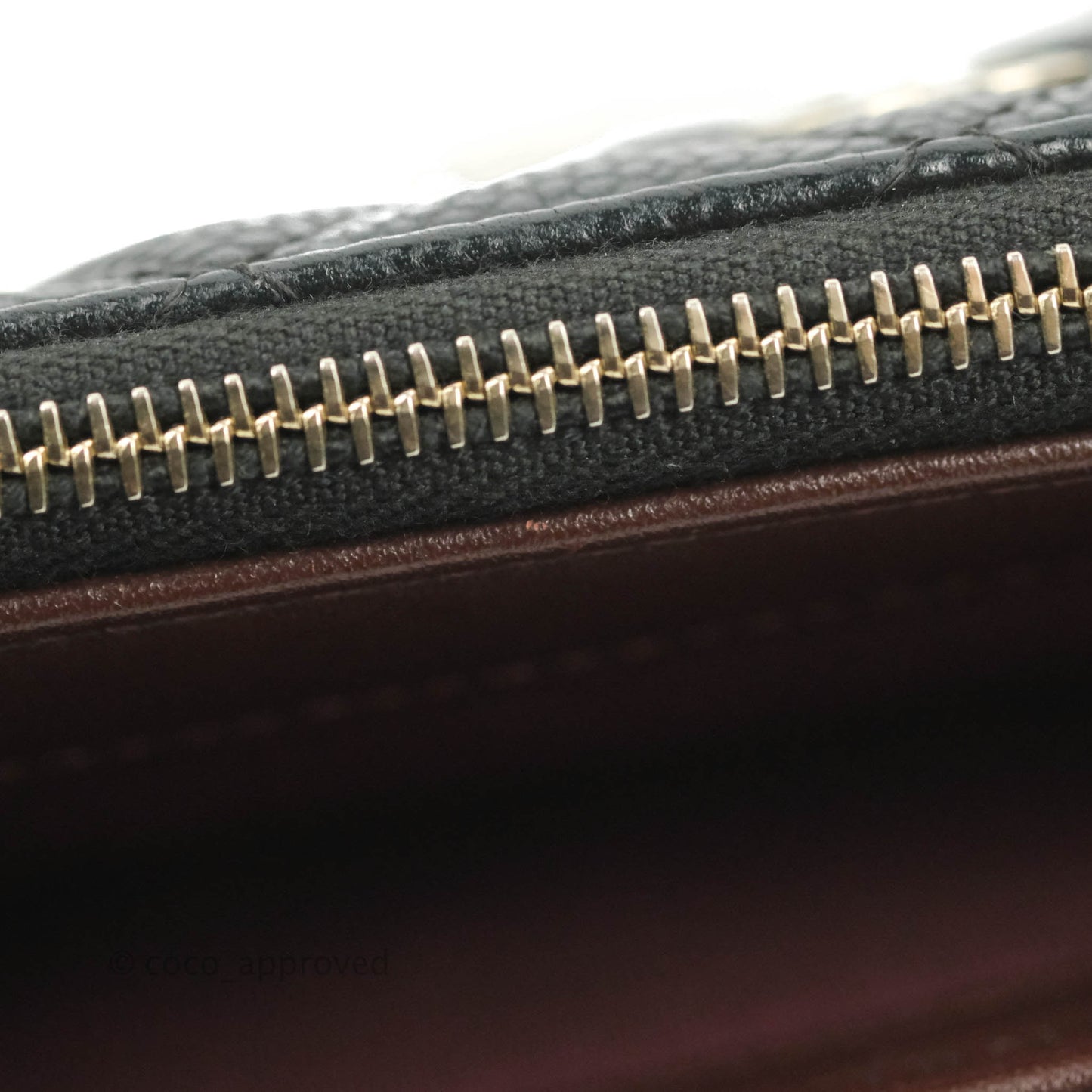 Chanel Quilted Clutch With Chain Black Caviar Gold Hardware