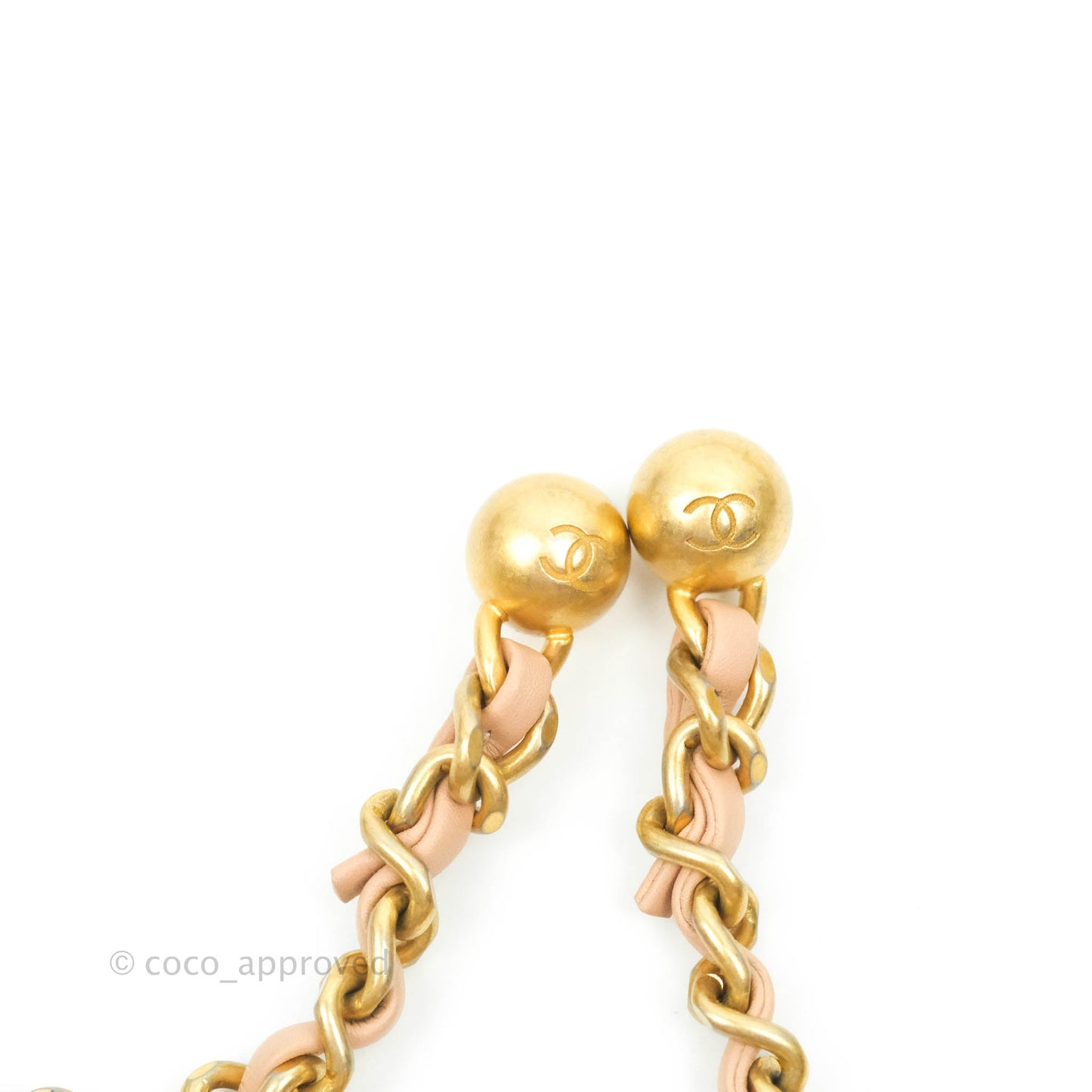 Chanel Quilted Mini Perfect Fit Adjustable Beige Calfskin Gold Hardware 21A