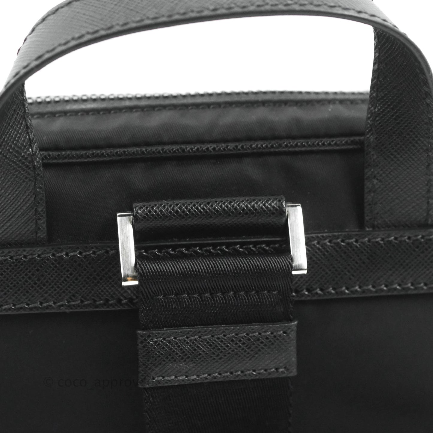 Prada 2-way Black Nylon Backpack
