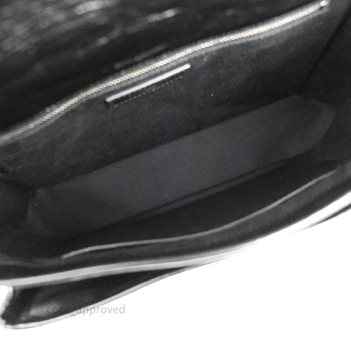 Saint Laurent Medium Niki Chain Bag Crinkled Calfskin Black
