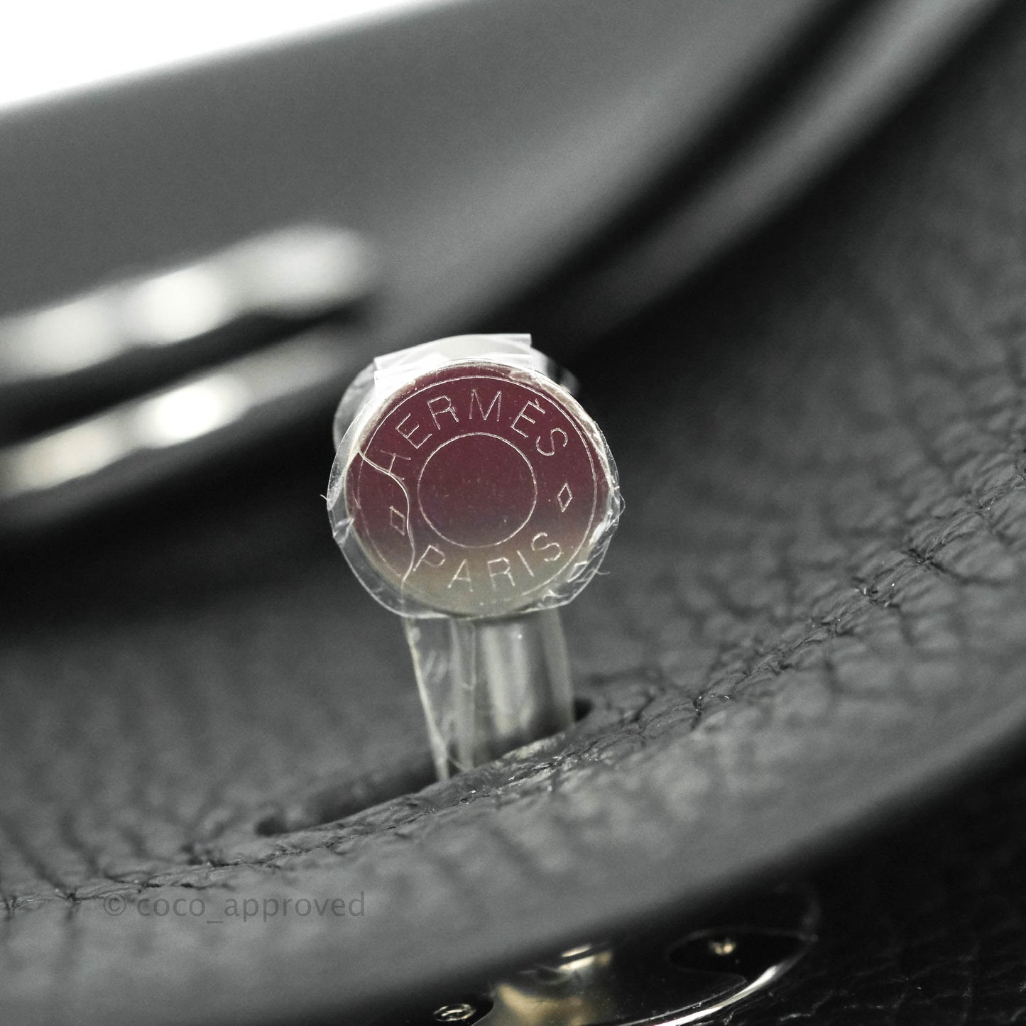 Hermès Lindy 30 Black TC Palladium Hardware