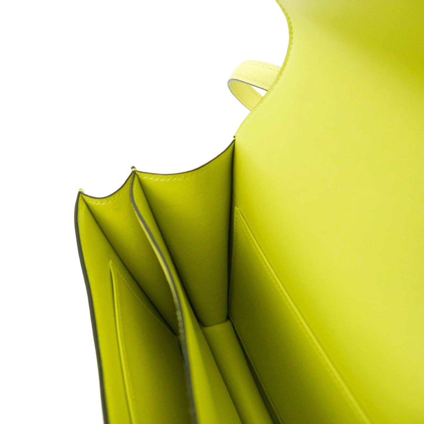 Hermès Constance Mini 18cm R9 Jaune Bourgeon Chevre Mysore Palladium Hardware