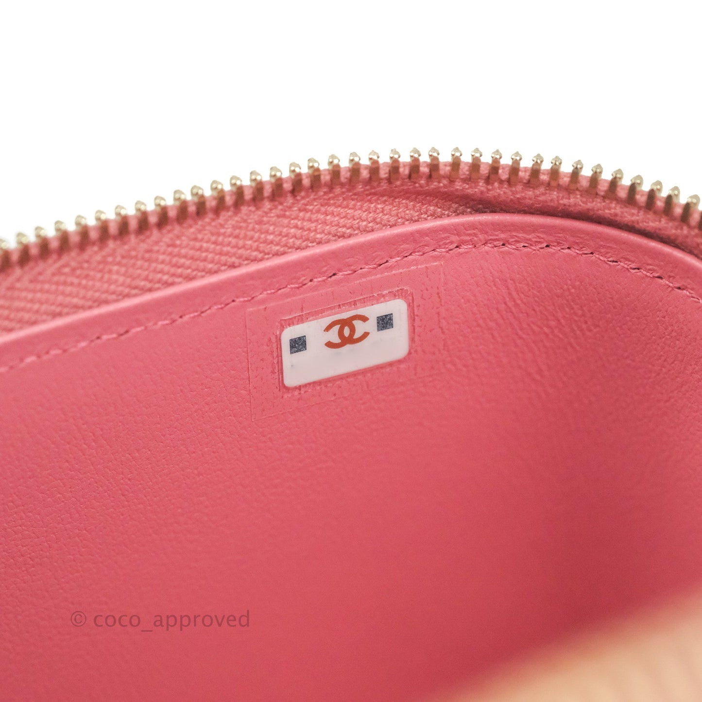 Chanel Vanity Rectangular Top Handle Pink Lambskin Gold Hardware