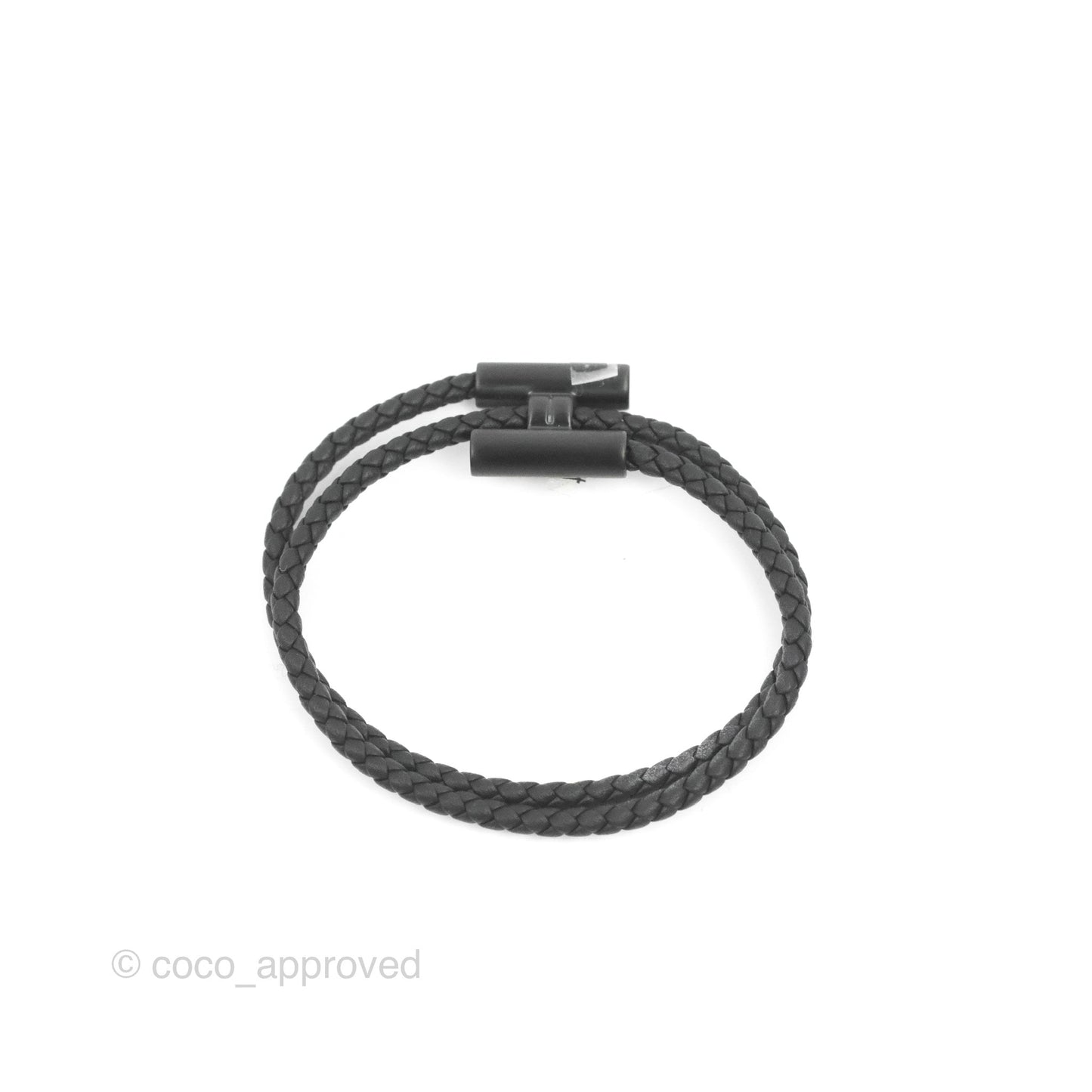 Hermès Tournis Tresse Bracelet Black