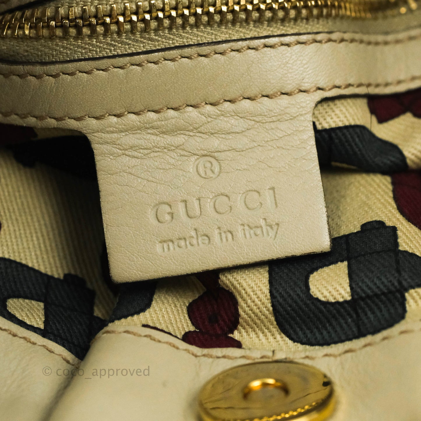Gucci Medium Pelham Tote Studded Guccissima Leather