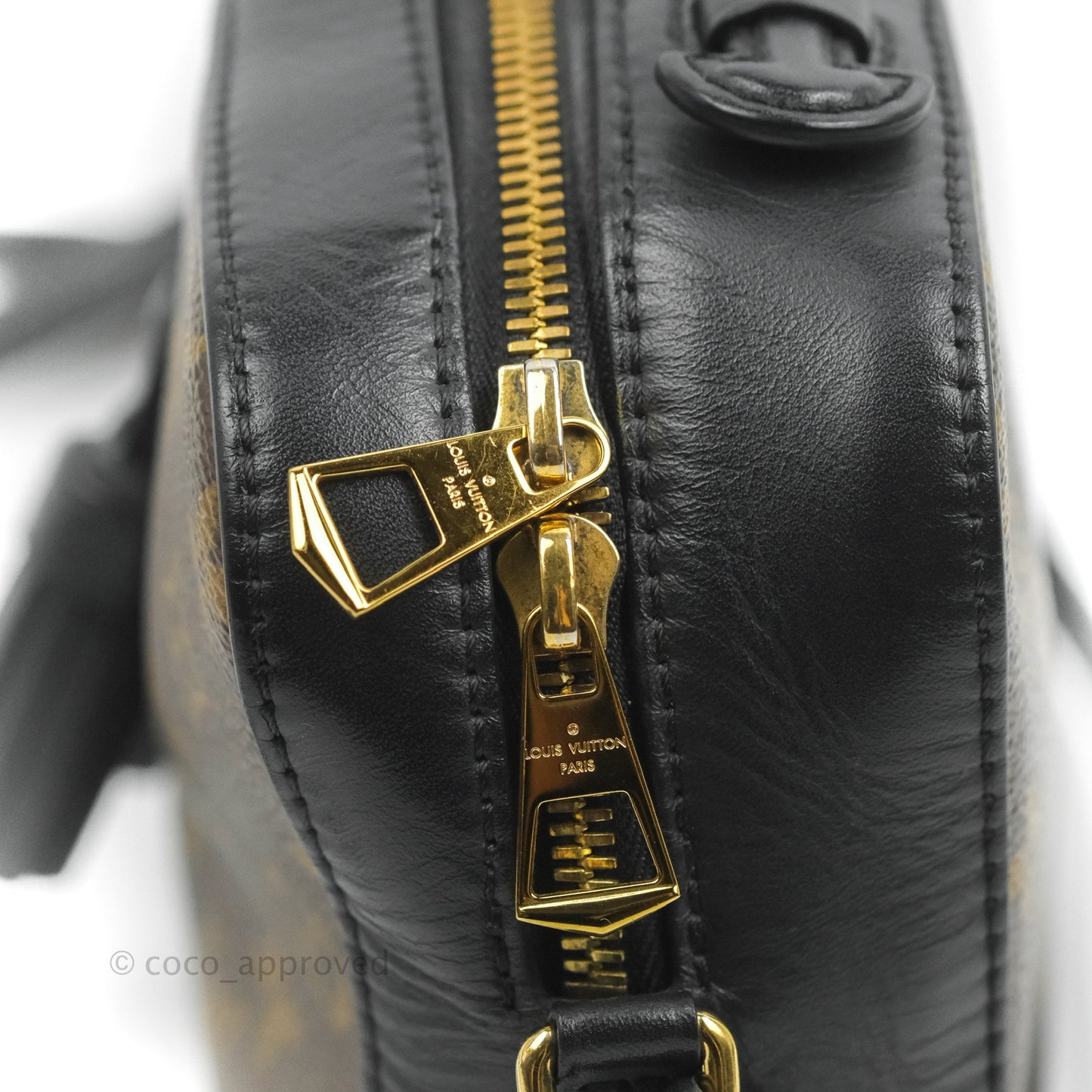 Louis Vuitton Saintonge Crossbody Bag Monogram Black
