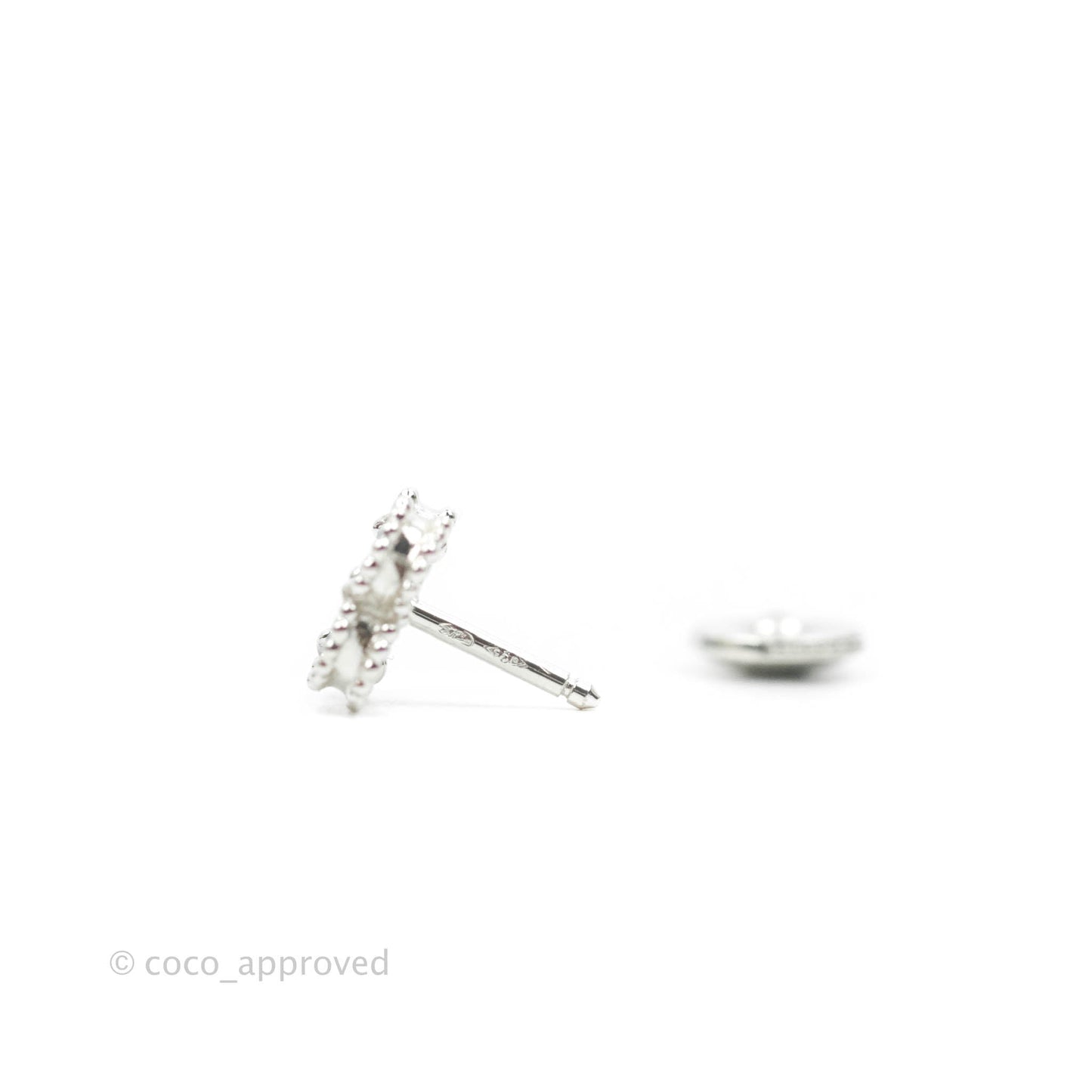 Van Cleef & Arpels Sweet Alhambra Earrings Turquoise White Gold