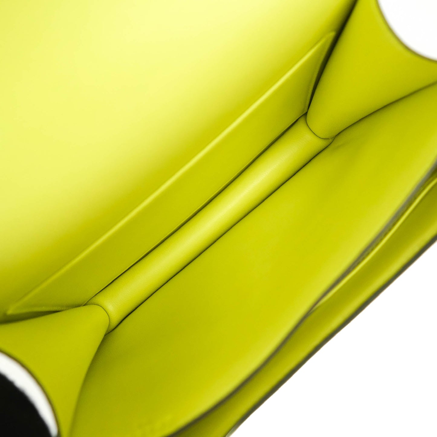 Hermès Constance Mini 18cm R9 Jaune Bourgeon Chevre Mysore Palladium Hardware