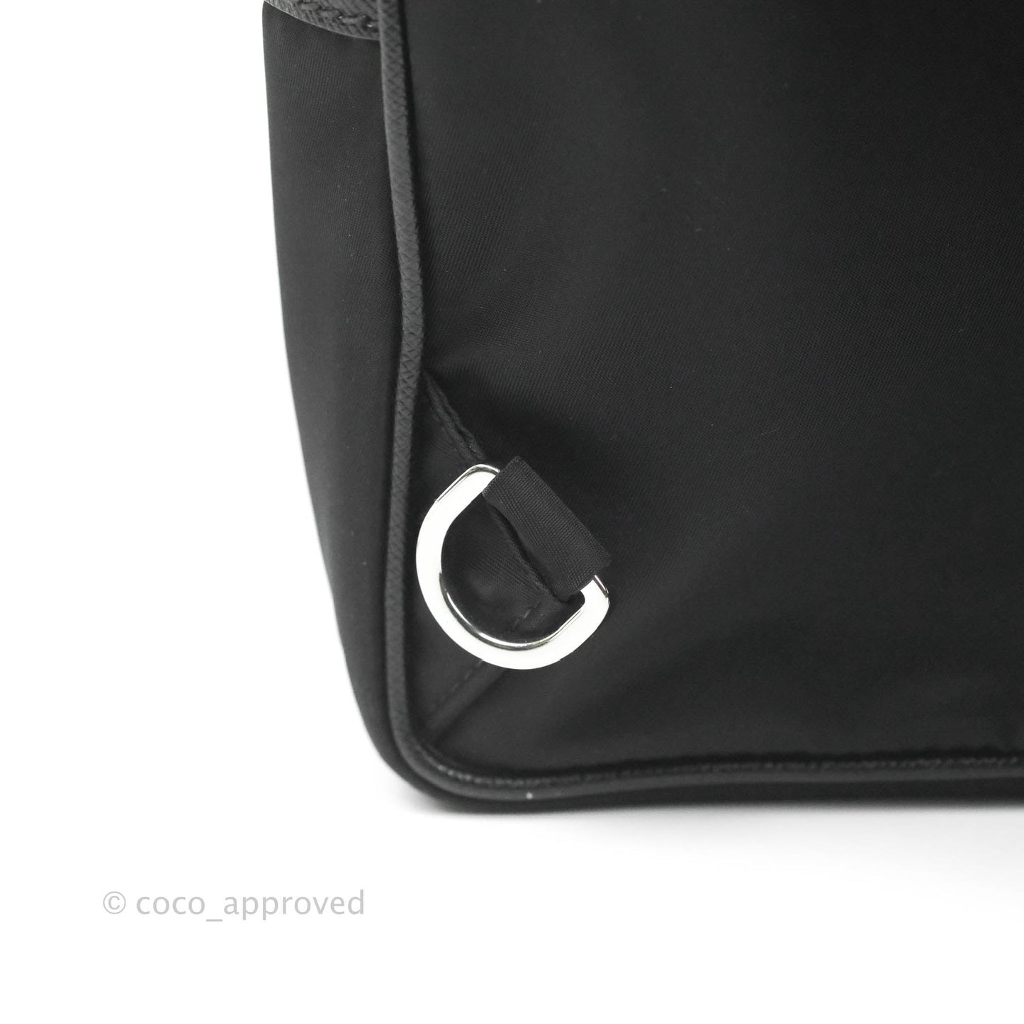 Prada 2-way Black Nylon Backpack