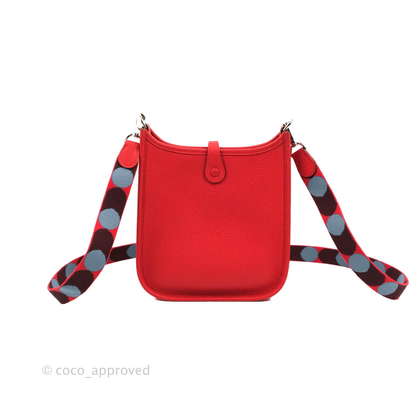 Hermès Mini Evelyne 16 Coeur/Coeu-Frid Amazone Taurillon Palladium Hardware
