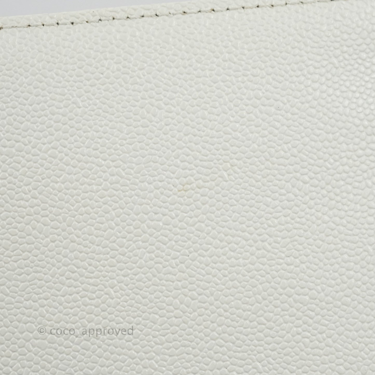 Chanel Quilted Medium Boy White Caviar Gold Hardware