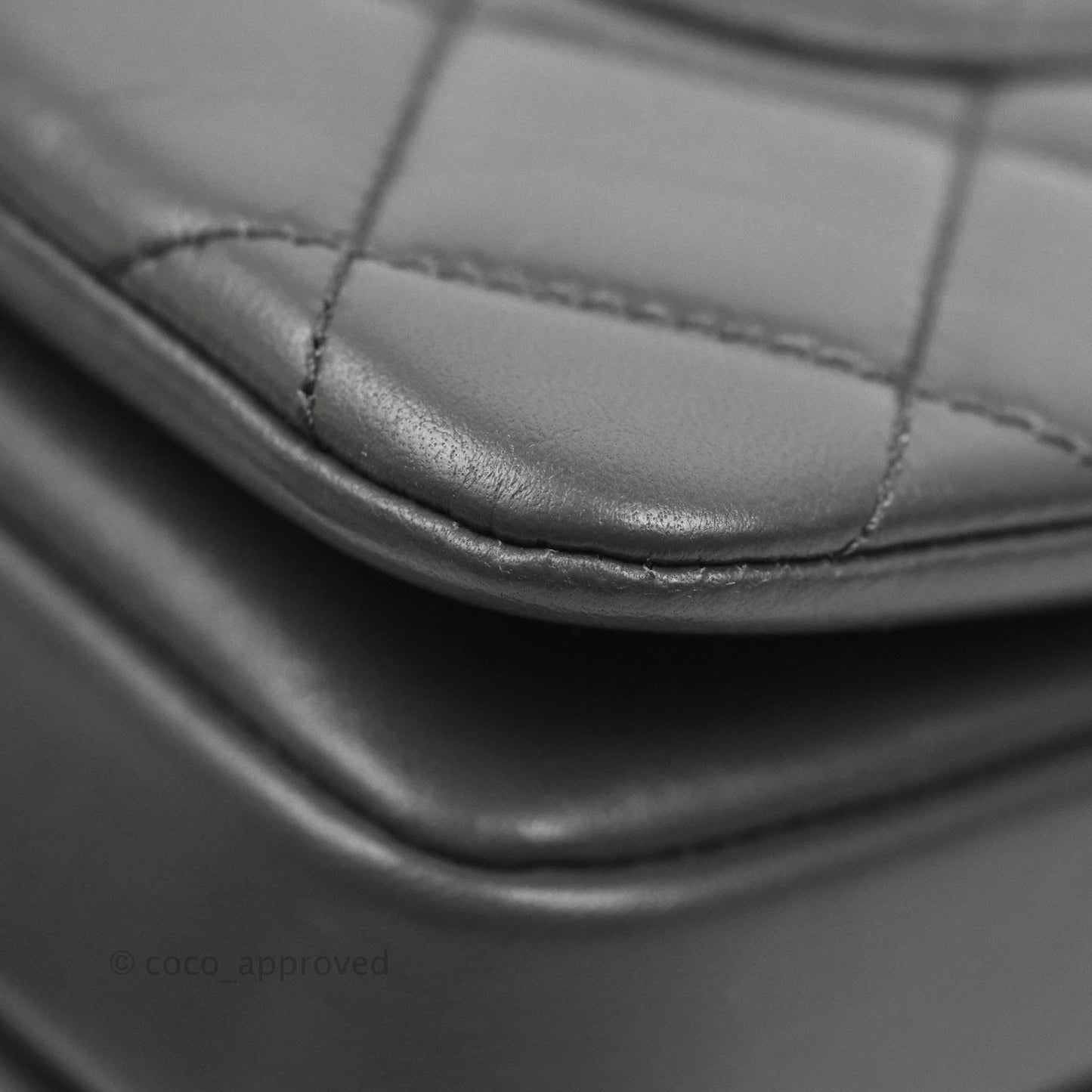 Chanel Small Trendy CC Dark Grey Lambskin Gold Hardware 21K