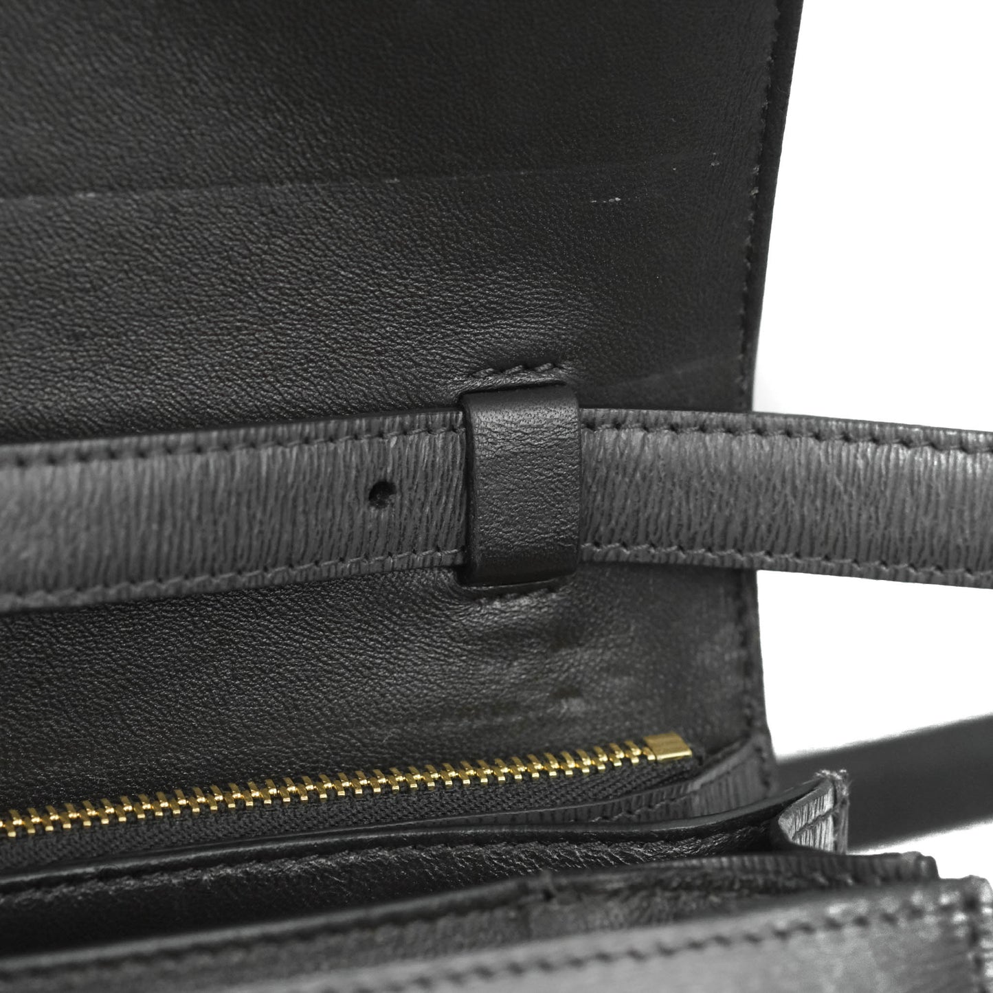 Celine Medium Classic Box Flap Grey Liege Calfskin
