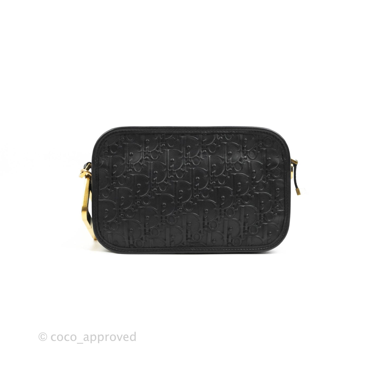 Dior Diorquake Clutch Black Oblique Embossed Calfskin