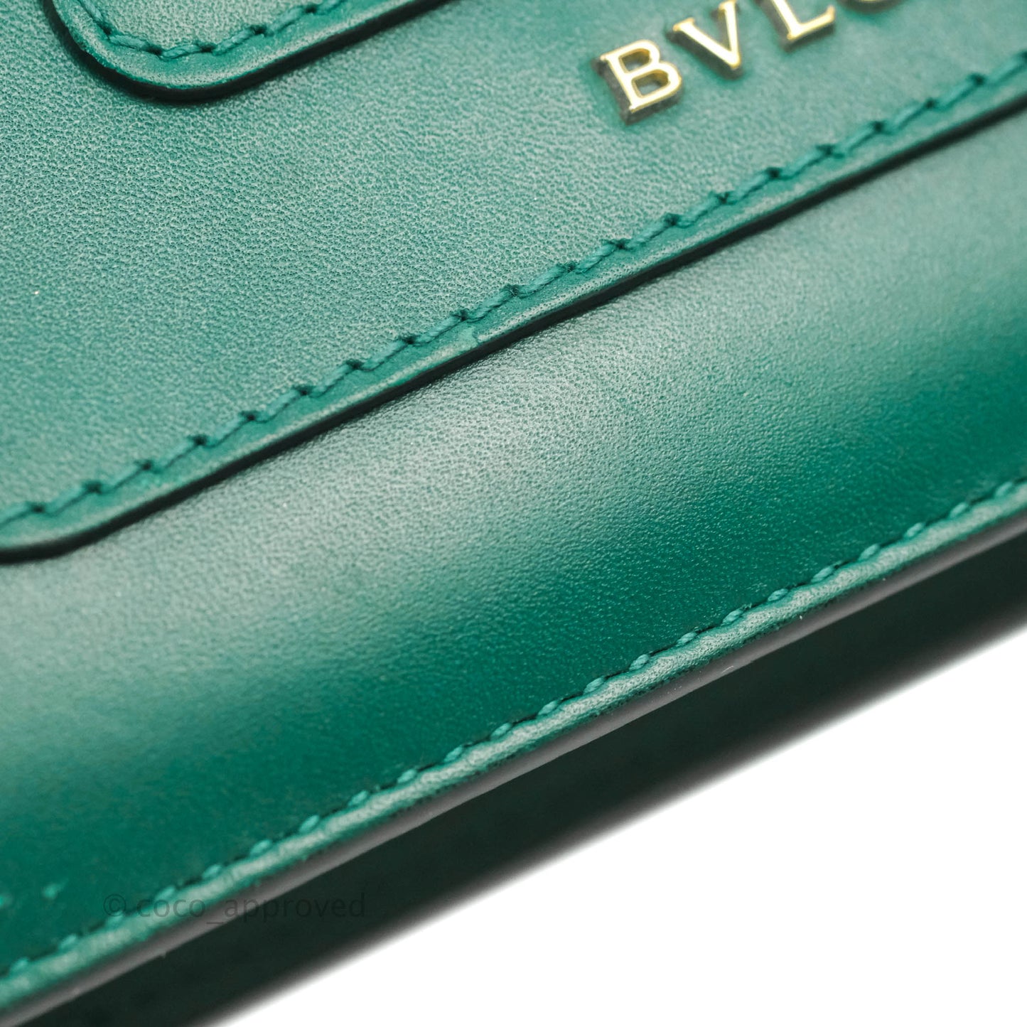 Bvlgari Serpenti Forever Small Crossbody Bag in Emerald Green Gold Hardware