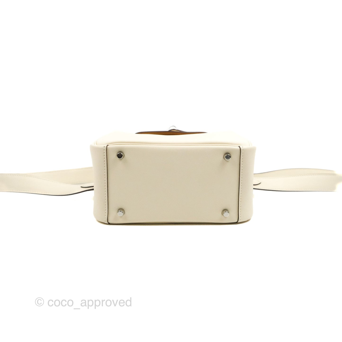 Hermès Mini Lindy 20 Nata I2 Sesame 2S Swift Palladium Hardware