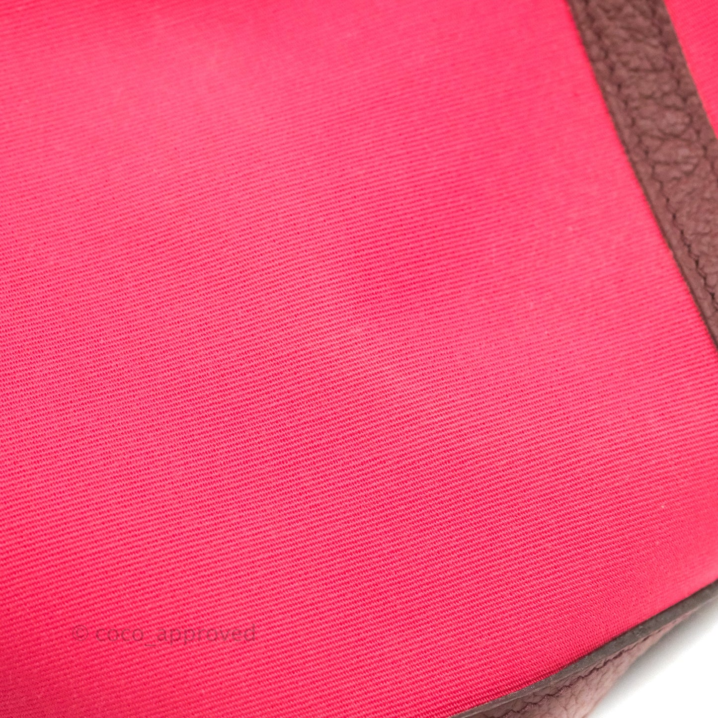 Hermès Garden Party 36 Rose Extreme/ Bordeaux Canvas