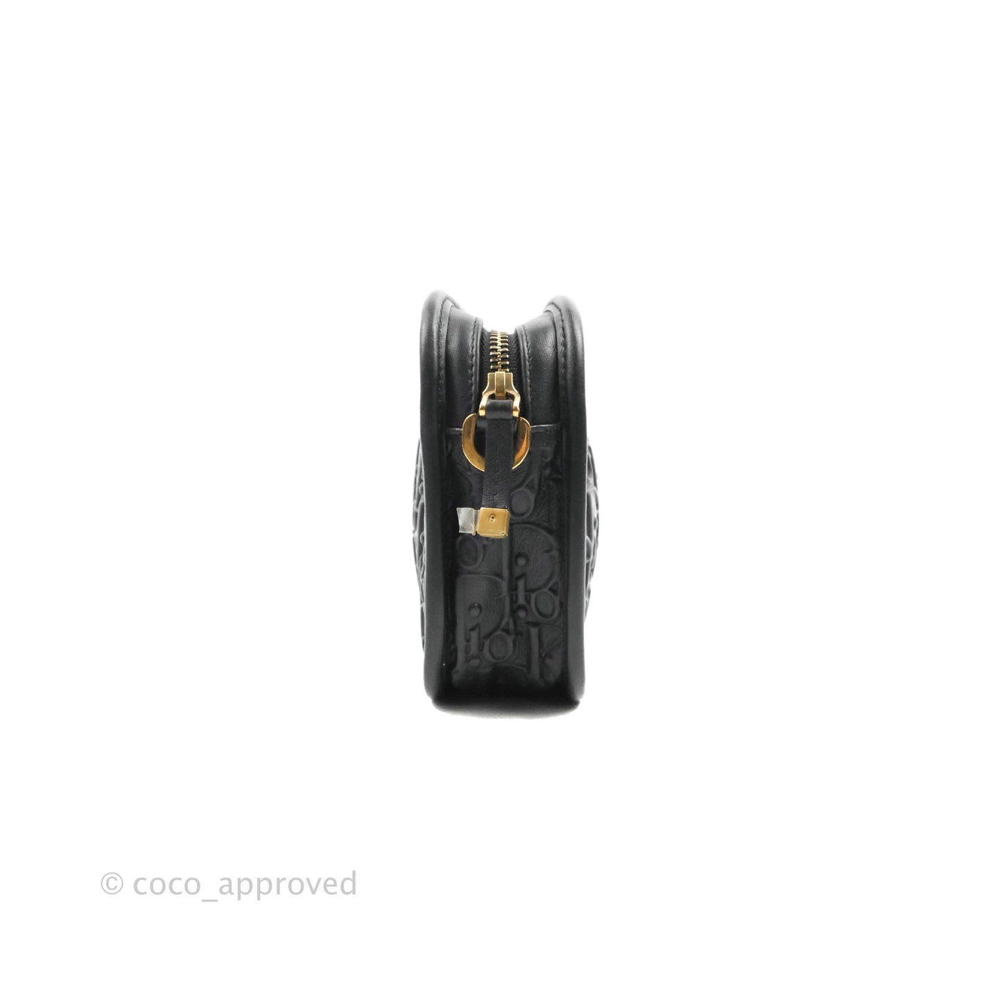 Dior Diorquake Clutch Black Oblique Embossed Calfskin