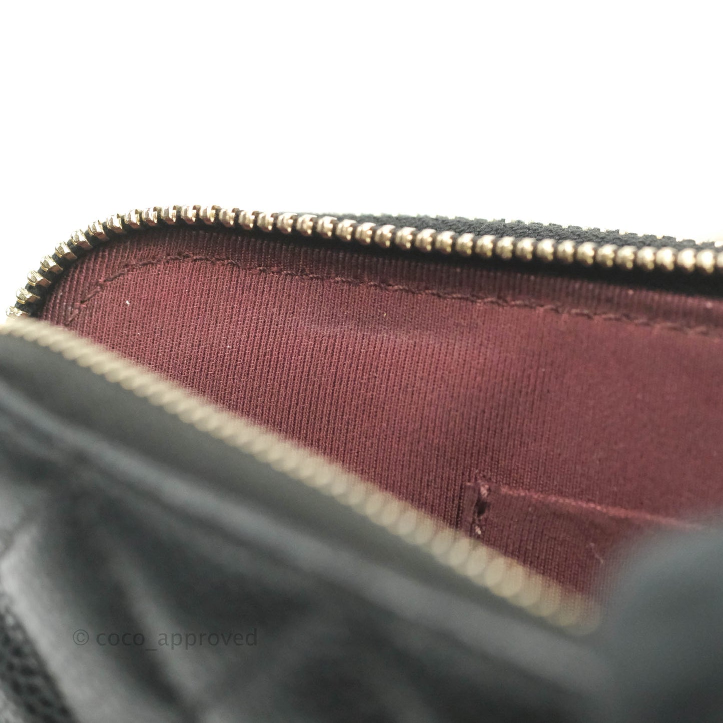 Chanel Quilted Clutch With Chain Black Caviar Gold Hardware