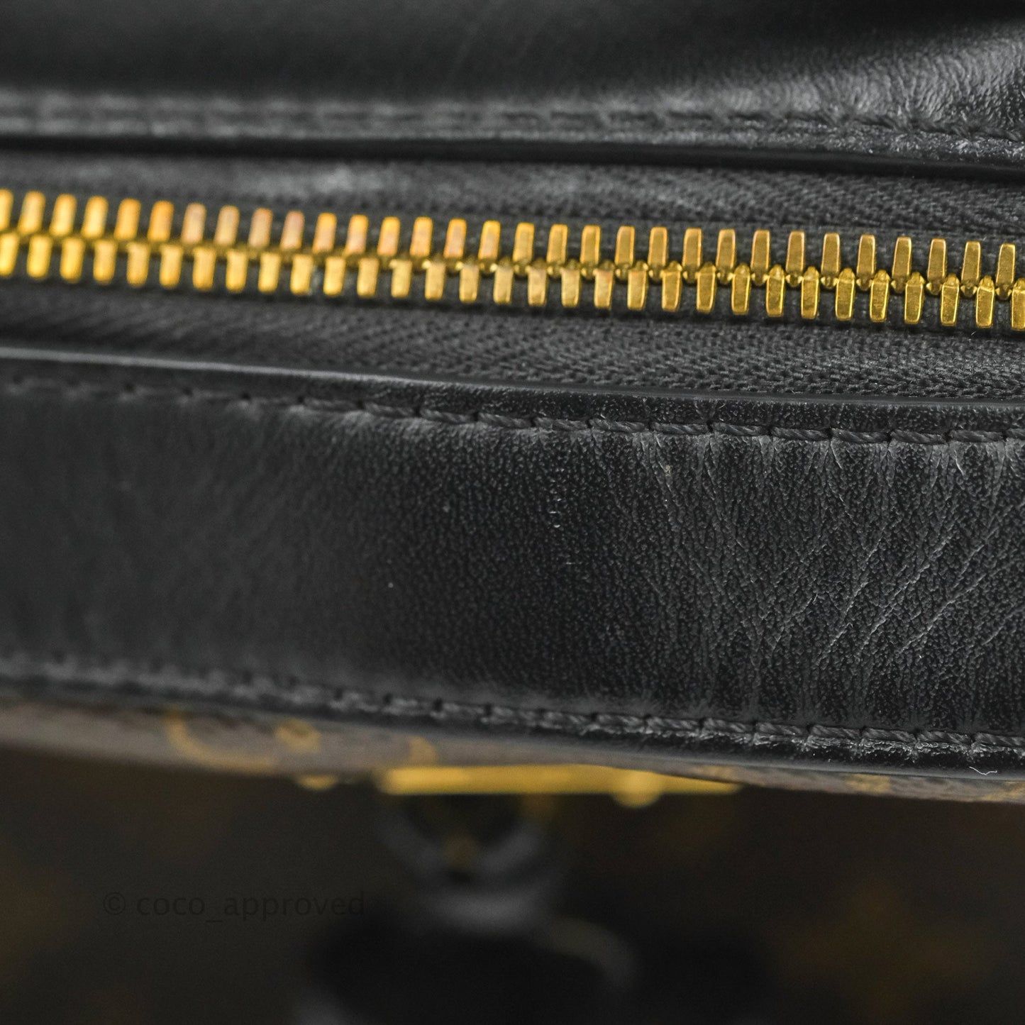 Louis Vuitton Saintonge Crossbody Bag Monogram Black