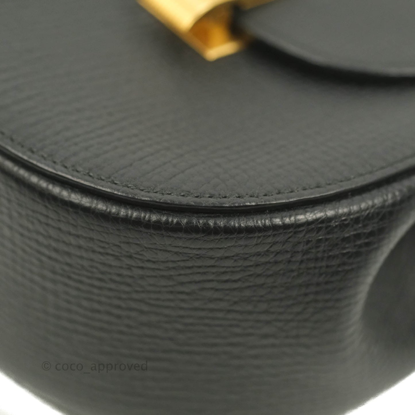 Bottega Veneta Palmellato Rounded Belt Bag Calfskin Black