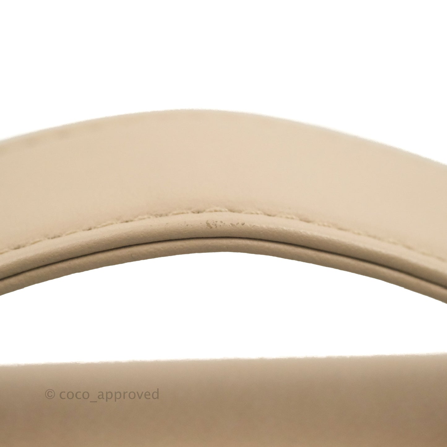 Chanel Quilted Medium Business Affinity Flap Light Beige Caviar Gold Hardware