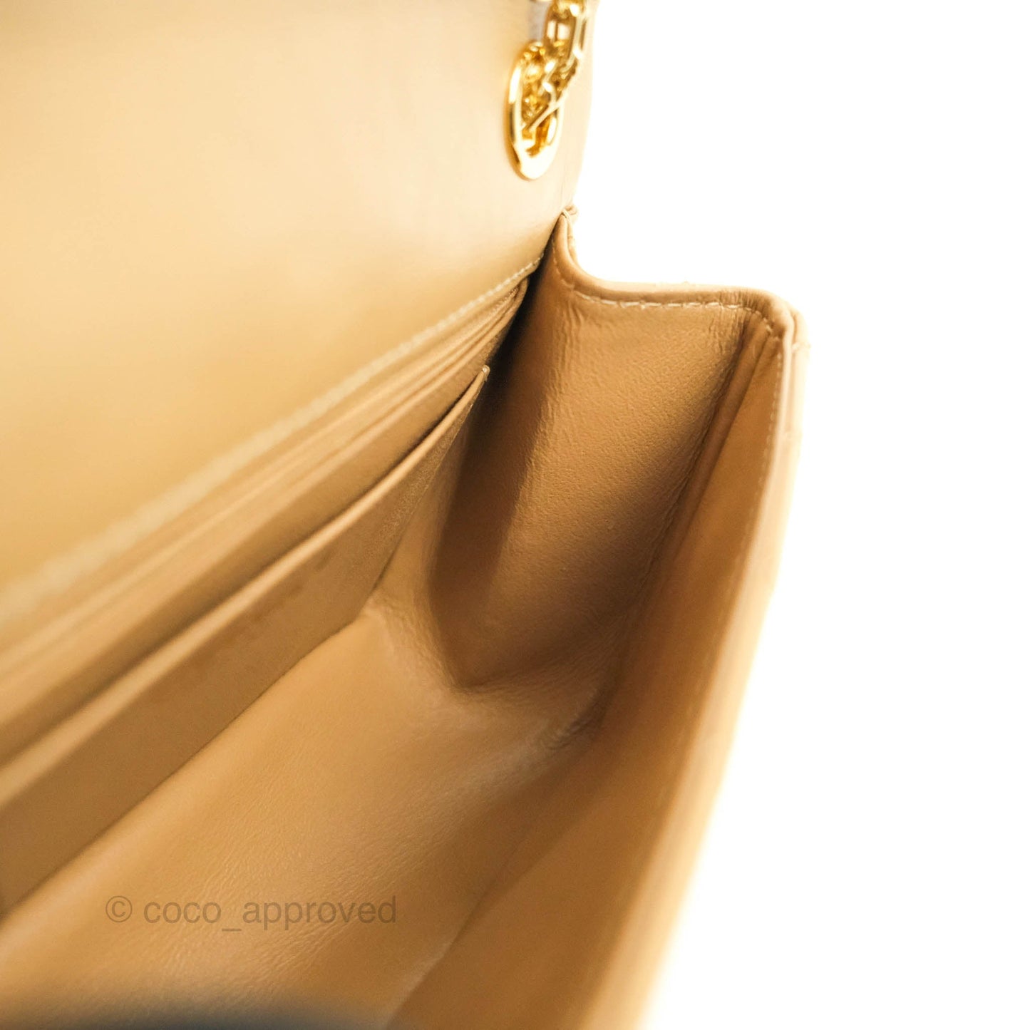 Chanel Mini Reissue 224 Dark Beige Aged Calfskin Gold Hardware