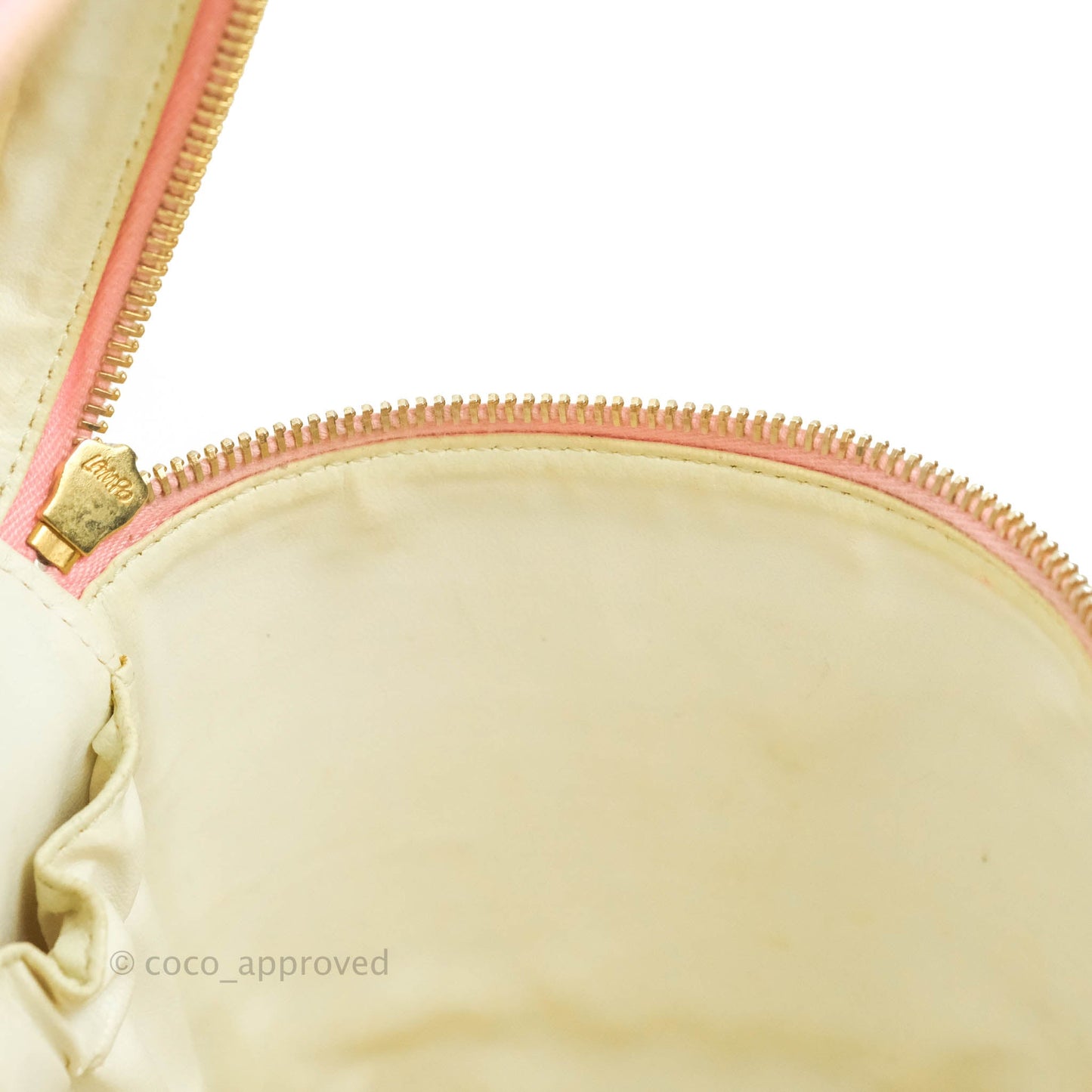 Chanel Vintage Vanity Case Pink Caviar Gold Hardware