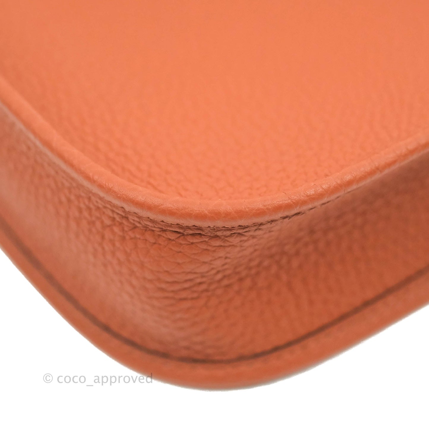 Hermès Mini Evelyne 16 Brick Clemence Gold Hardware