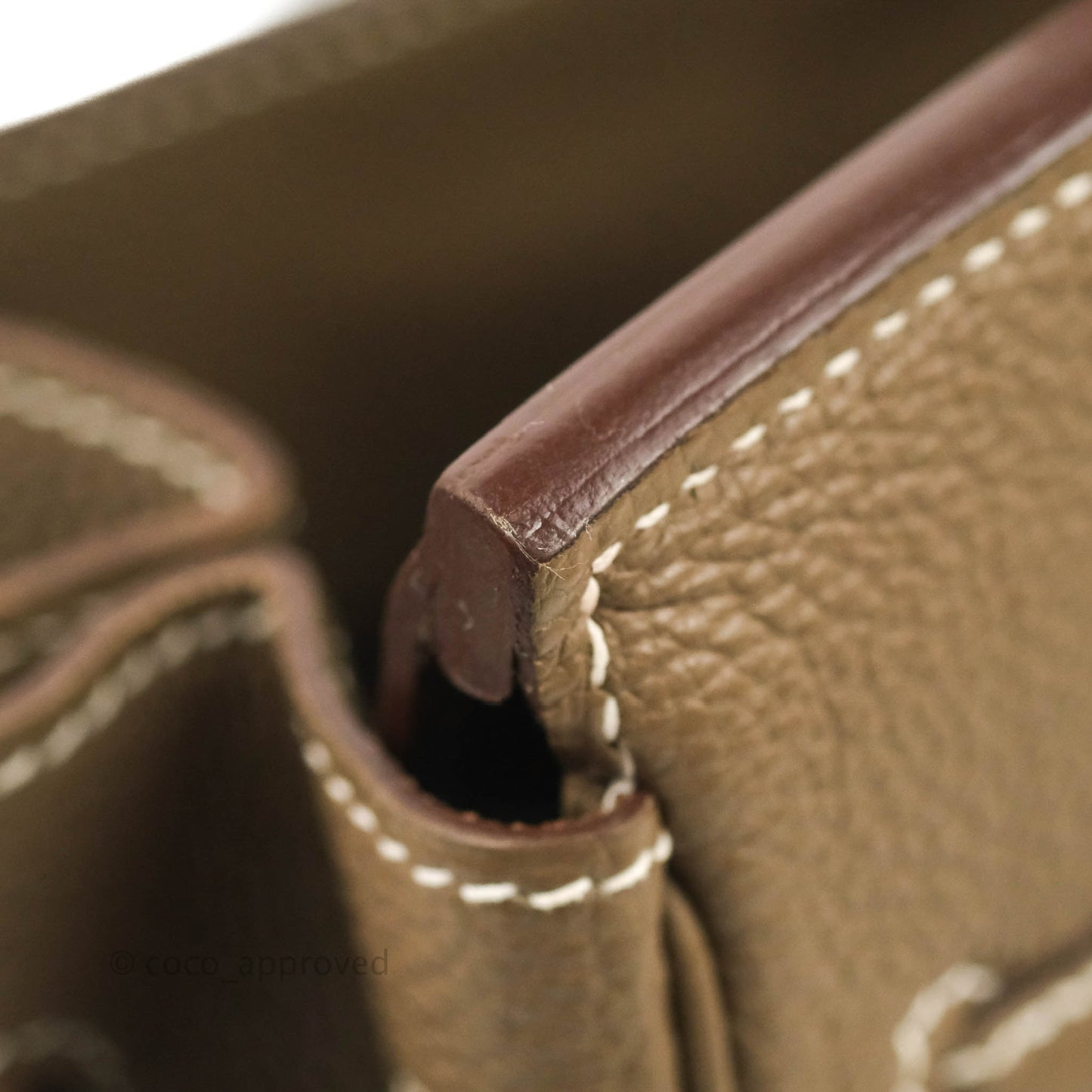 Hermès Birkin 30 Etoupe Togo Palladium Hardware