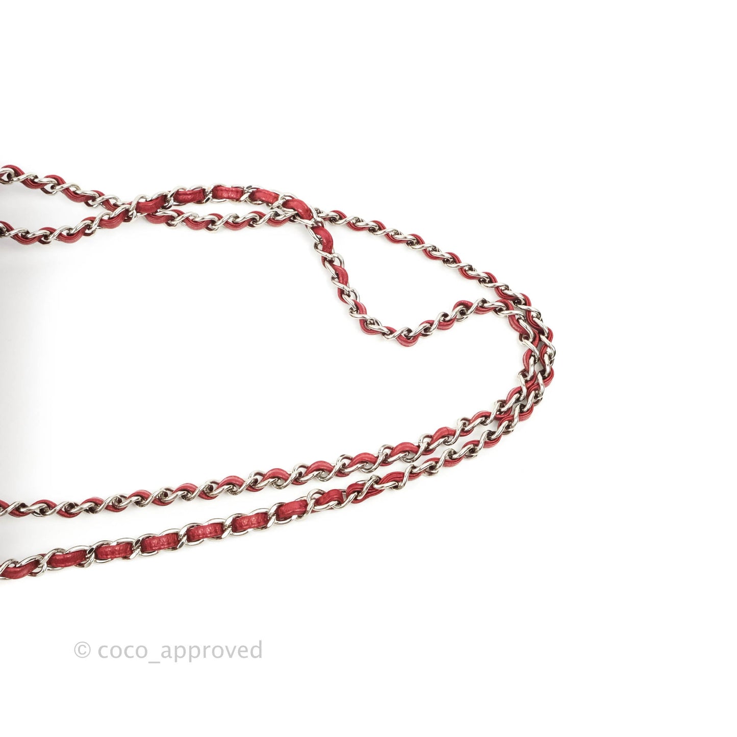 Chanel Jumbo Single Flap Burgundy Caviar Silver Hardware⁣⁣