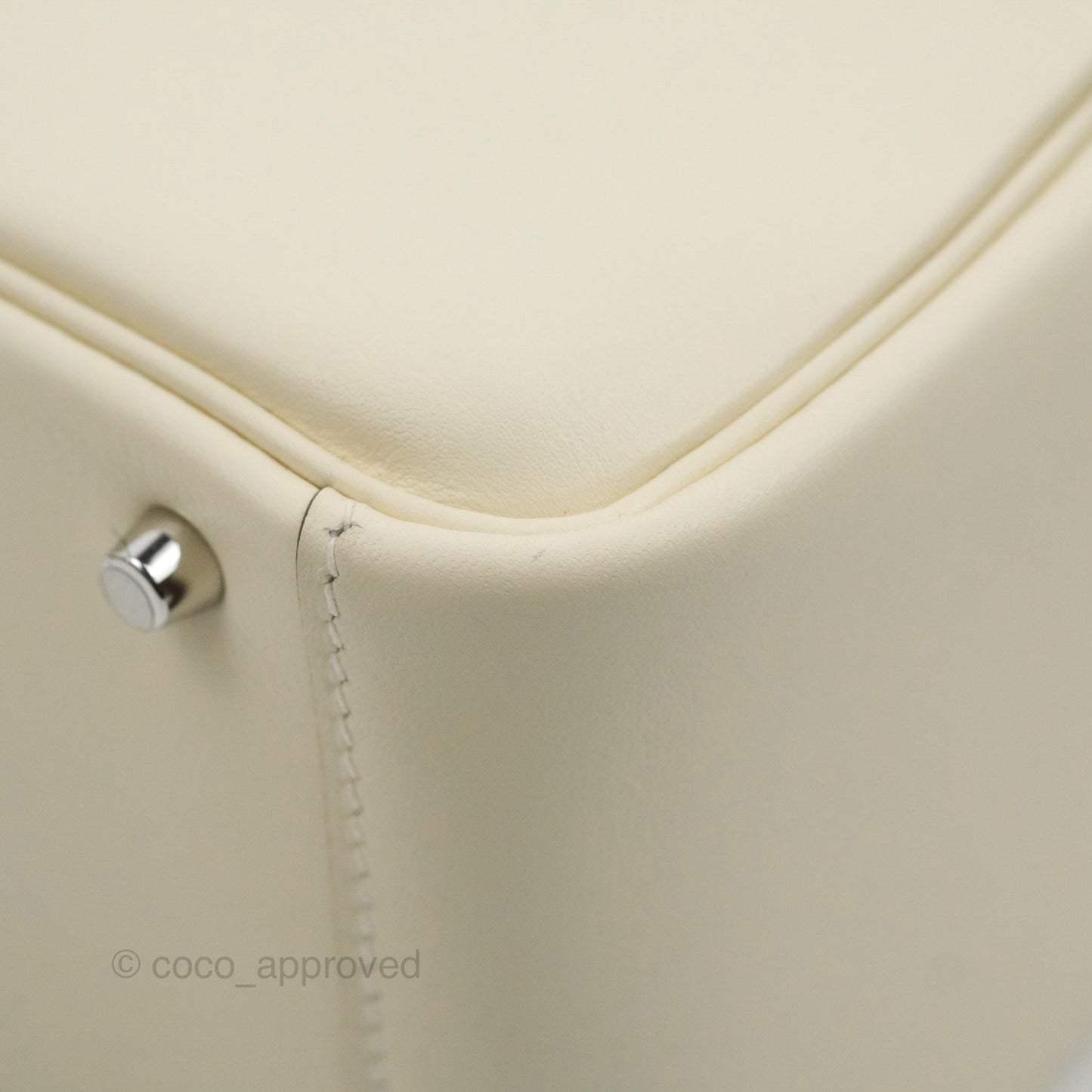 Hermès Mini Lindy 20 Nata I2 Sesame 2S Swift Palladium Hardware
