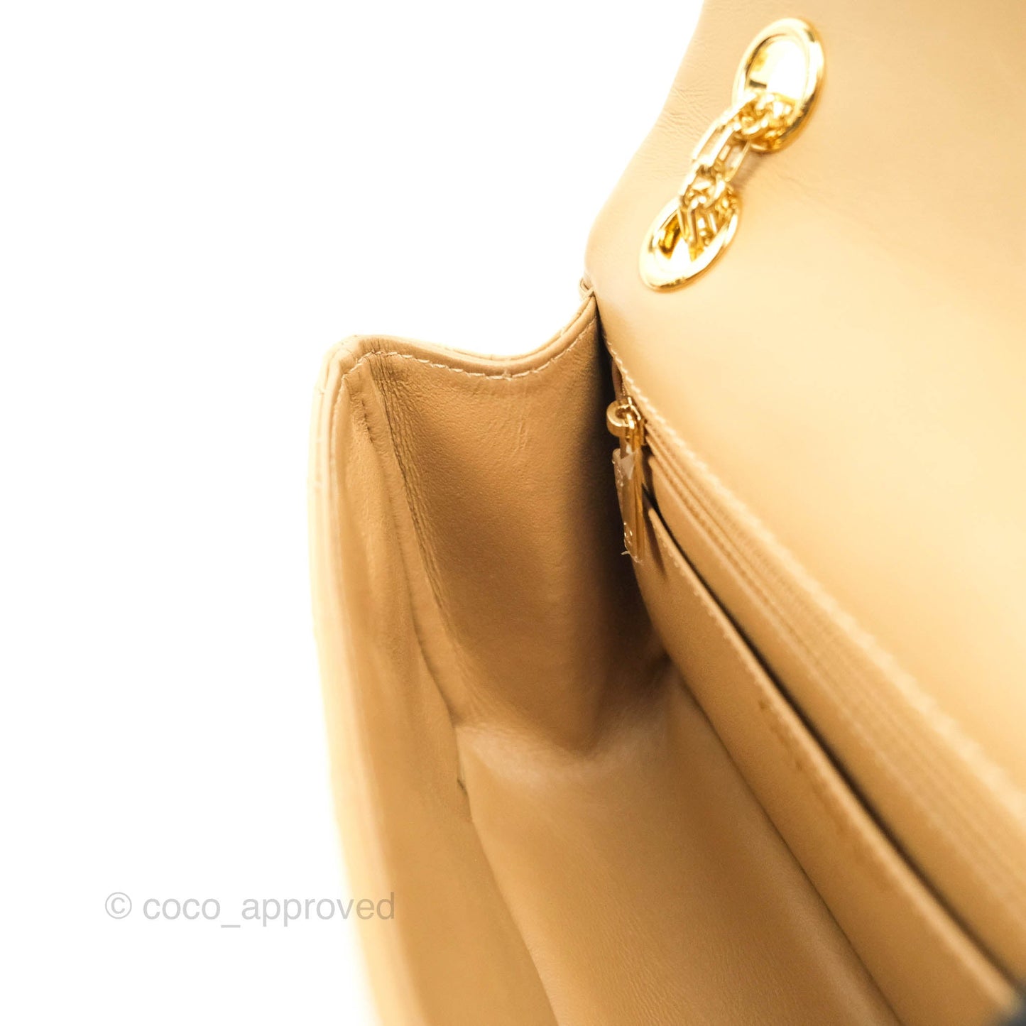 Chanel Mini Reissue 224 Dark Beige Aged Calfskin Gold Hardware