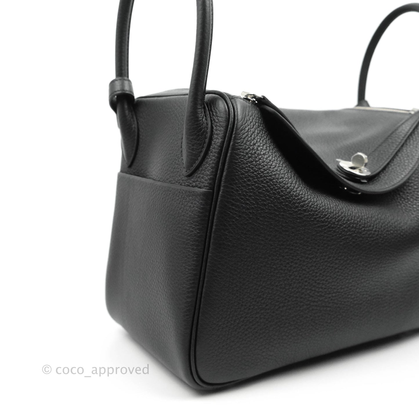 Hermès Lindy 30 Black TC Palladium Hardware