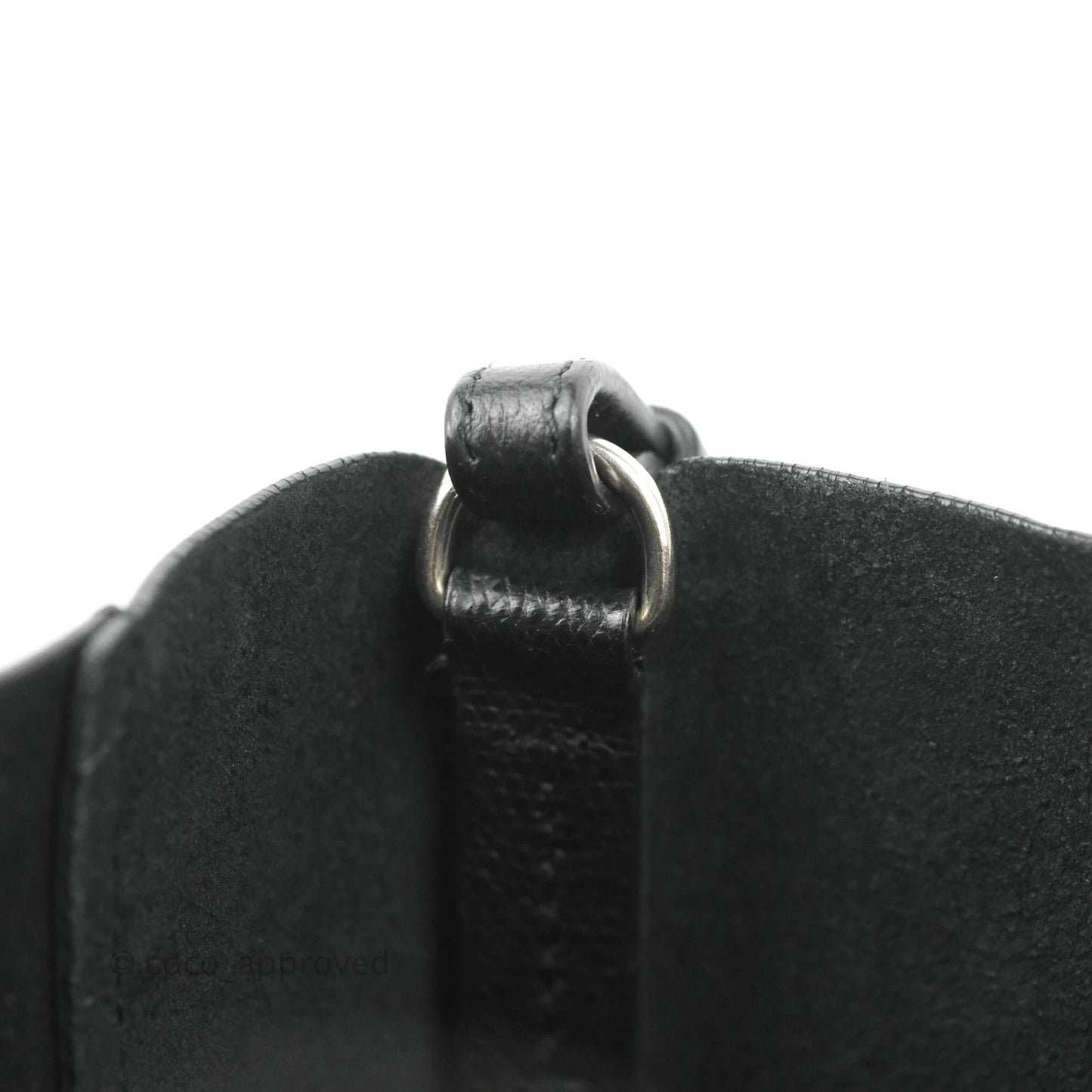 Celine Small Vertical Cabas Tote Grained Calfskin Black Silver Hardware