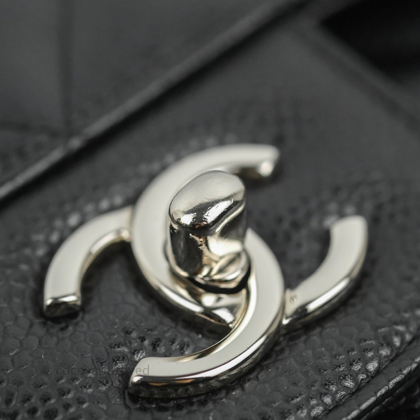 Chanel Jumbo Double Flap Black Caviar Silver Hardware⁣⁣