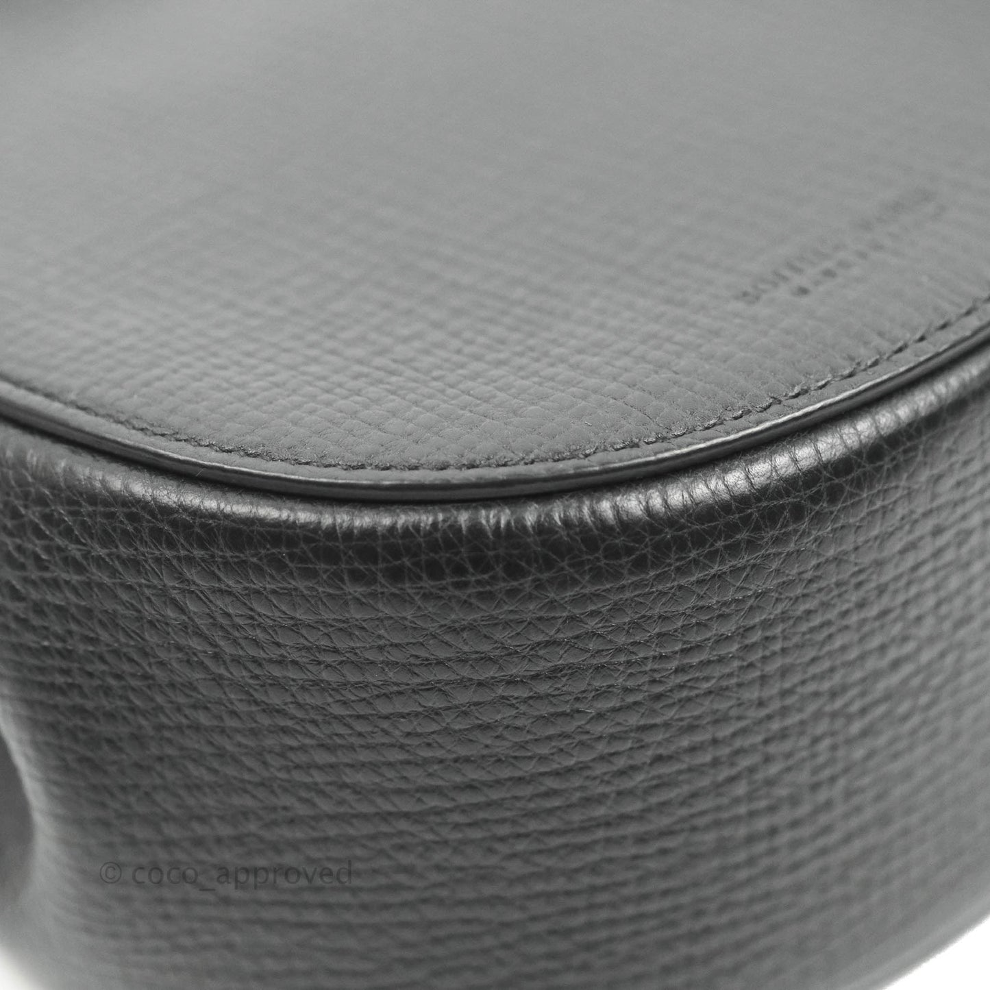 Bottega Veneta Palmellato Rounded Belt Bag Calfskin Black