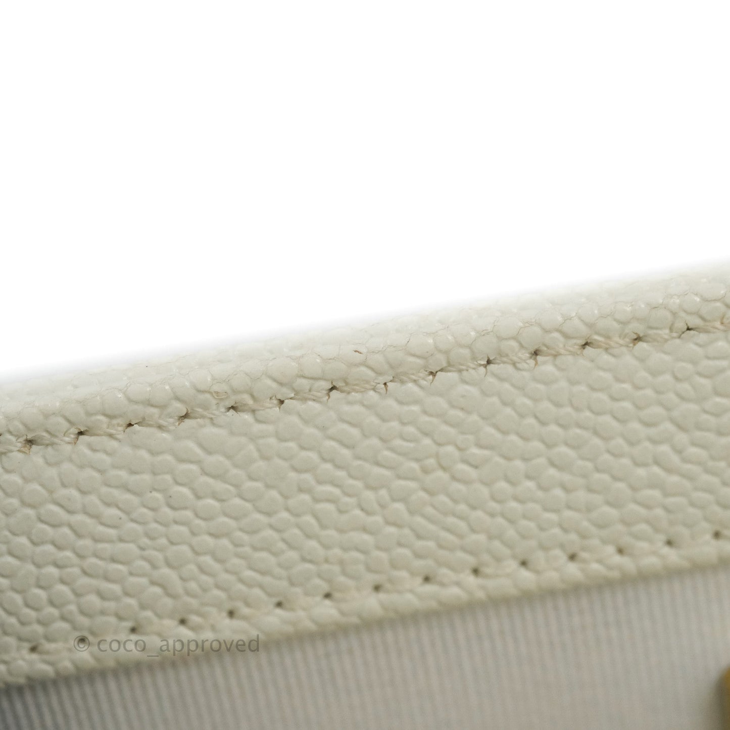 Chanel Quilted Medium Boy White Caviar Gold Hardware