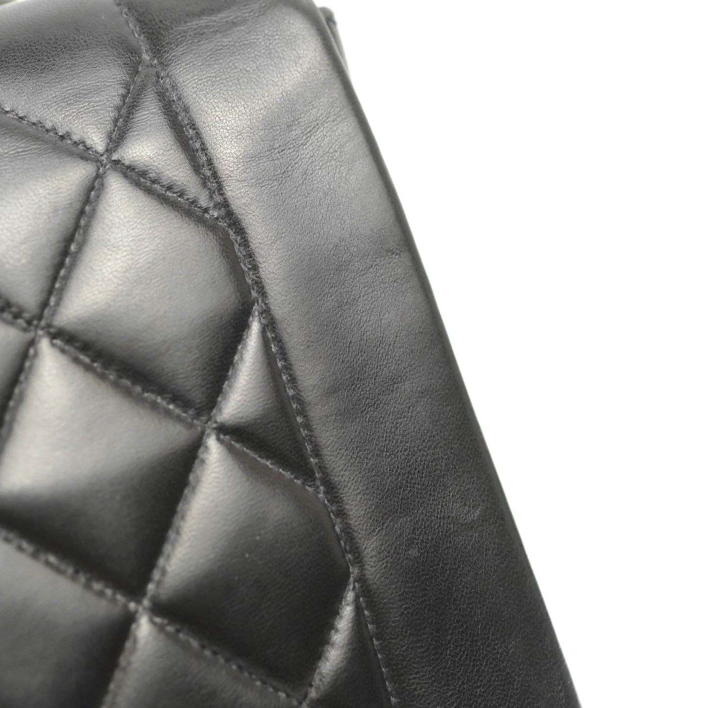Chanel Vintage Quilted Medium Classic Diana Flap Bag Black Lambskin 24K Gold Hardware