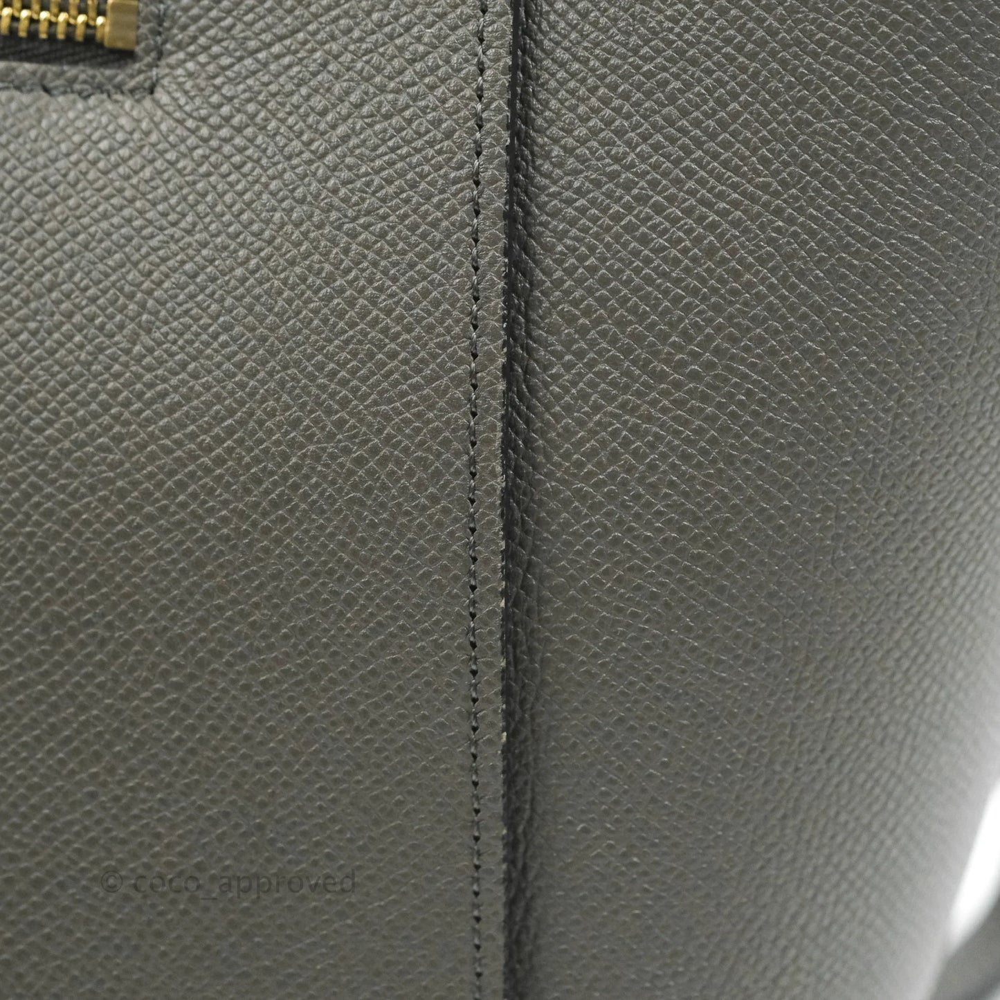 Celine Mini Belt Bag Grey Grained Calfskin Gold Hardware