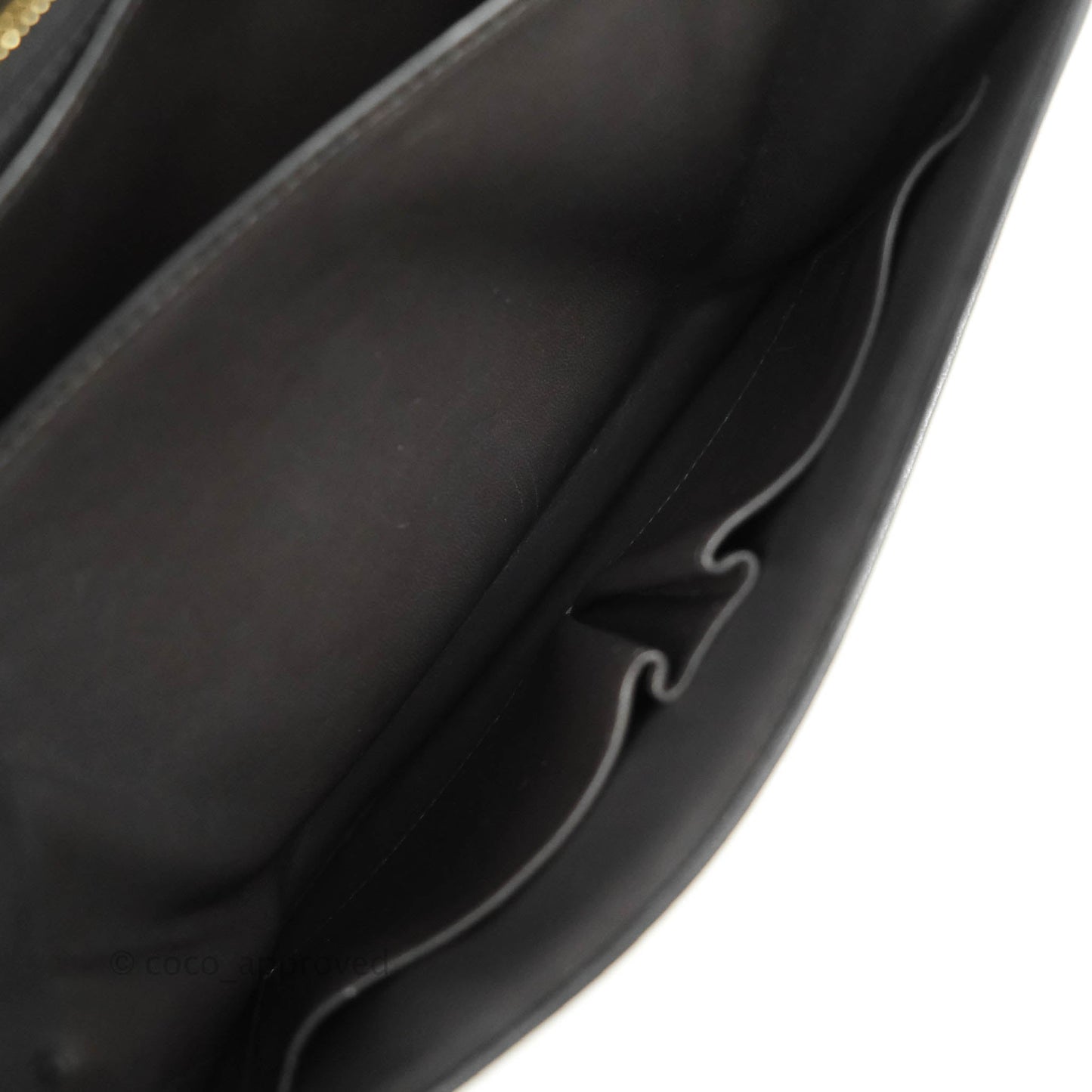 Celine Medium Classic Box Flap Grey Liege Calfskin