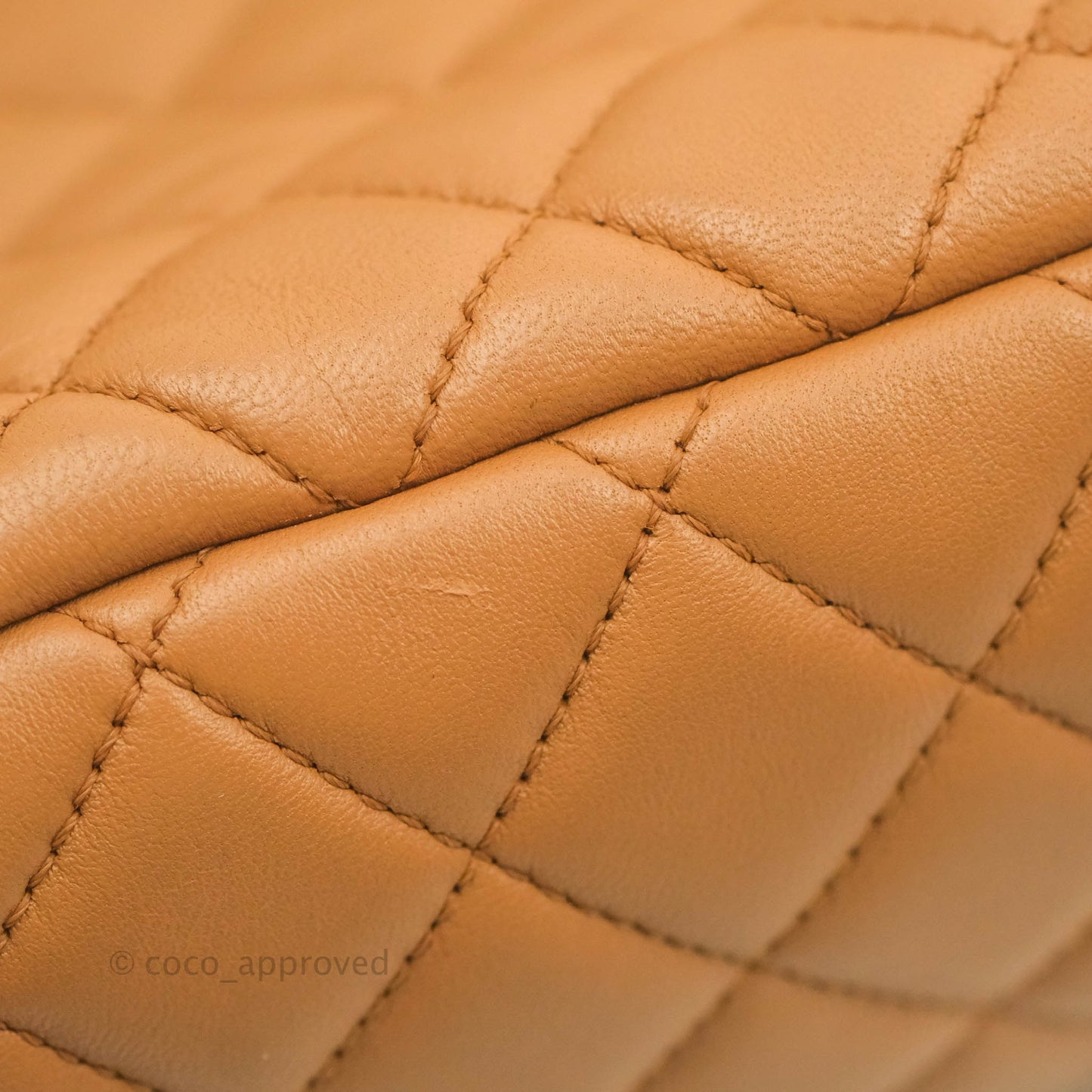 Chanel Quilted Small Urban Spirit Backpack Caramel Dark Beige Calfskin Gold Hardware