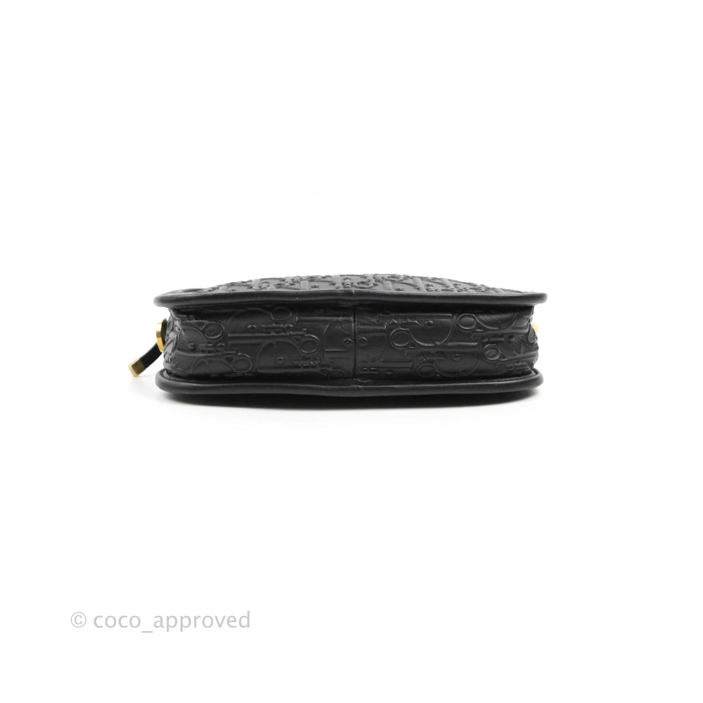 Dior Diorquake Clutch Black Oblique Embossed Calfskin